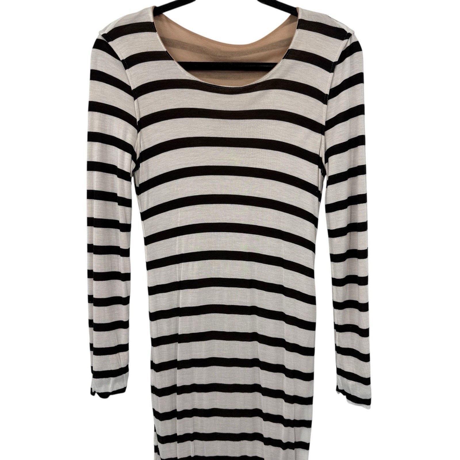A.L.C. Reversible Stripe Baxter Jersey Dress Small Bodycon Sexy Statement