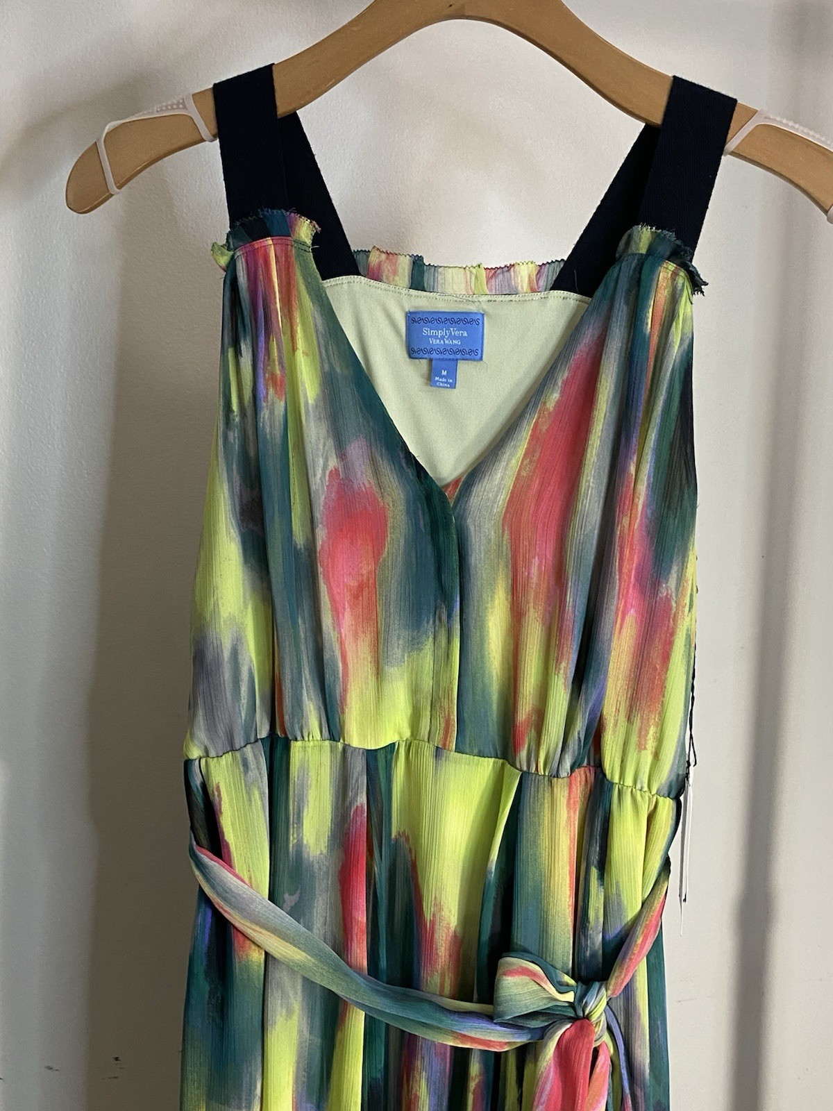 Bold contemporary dopamine dressing| wearable art midi dress