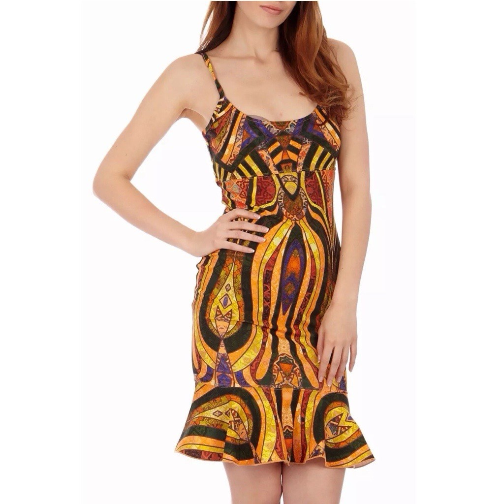 TORN BY RONNY KOBO Women’s Printed Ruffled Party Dress Retail: $369 (NWT)