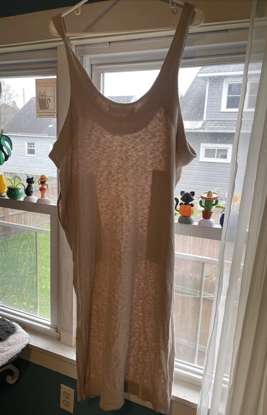 Free People FP Beach Eros Maxi Long Dress Size Large Linen Beach Sun Dress Flowy