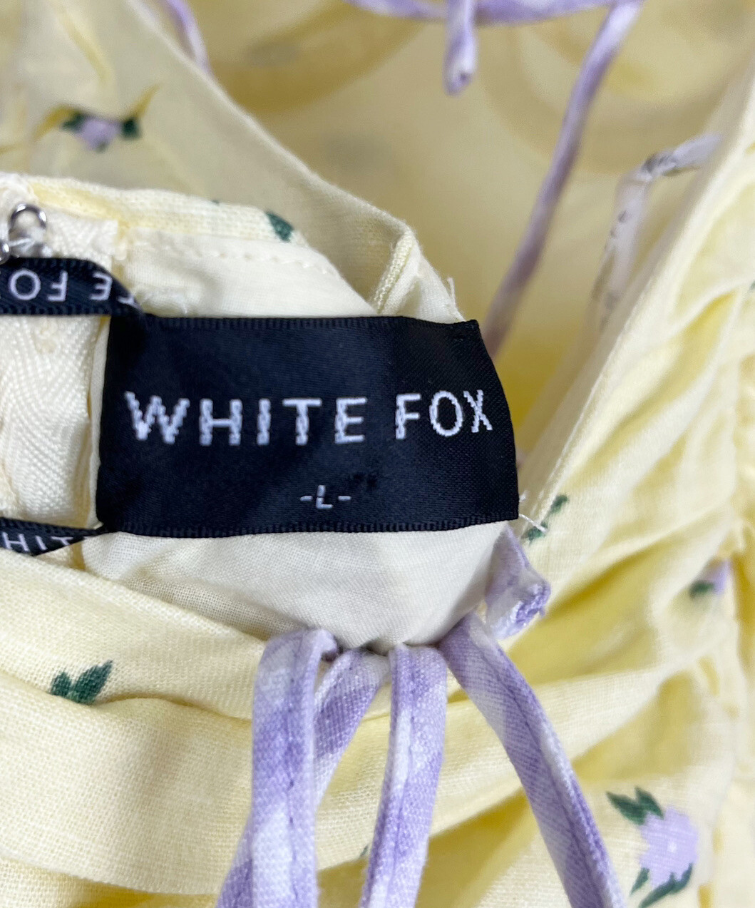 White Fox Boutique Sunset Dream Mini Dress Size Large