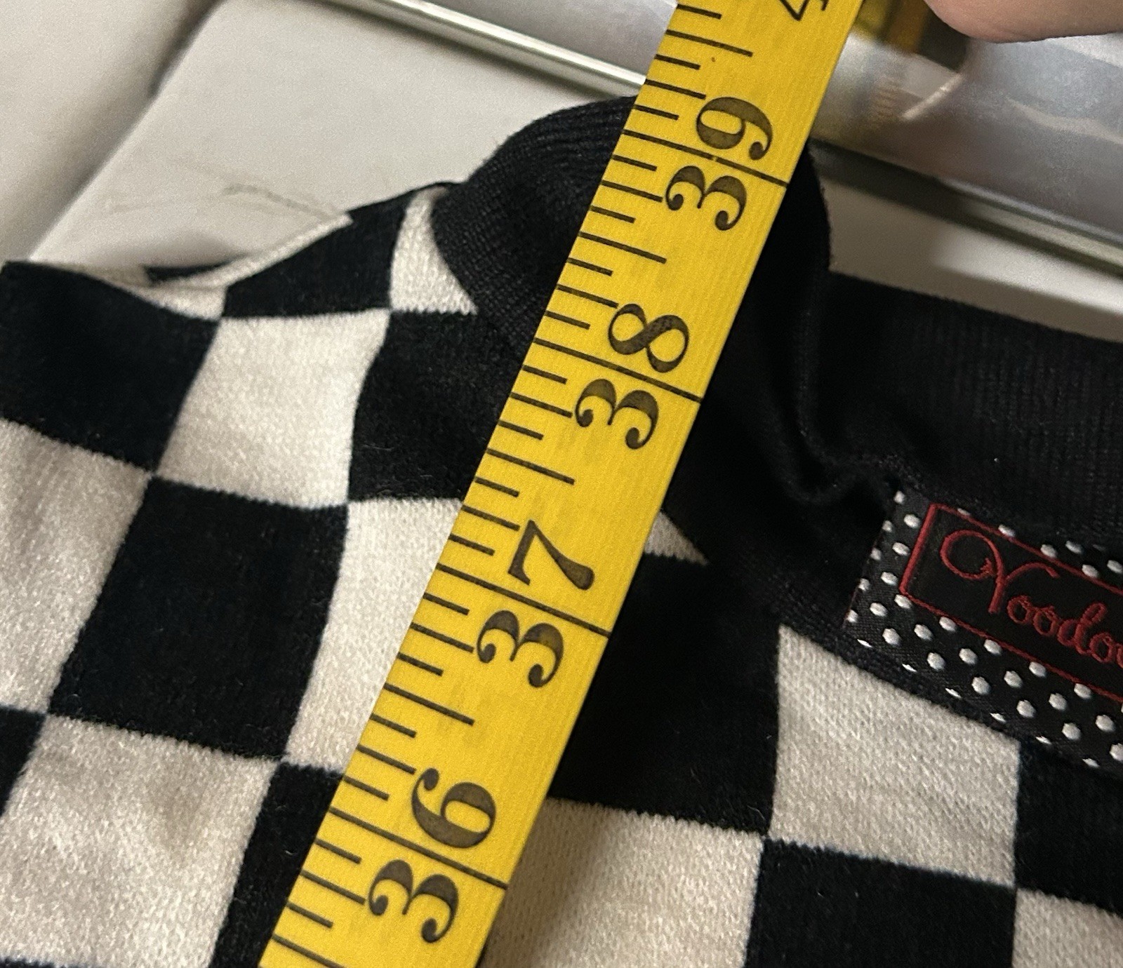 NEW Voodoo Vixen Checkered Retro Mod 60s Knit Dress Funky Small Pinup Punk