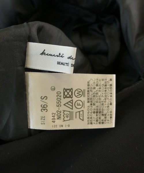 BEAUTE DE OPAQUE Dresses Black 36(Approx. S) 2200685533017