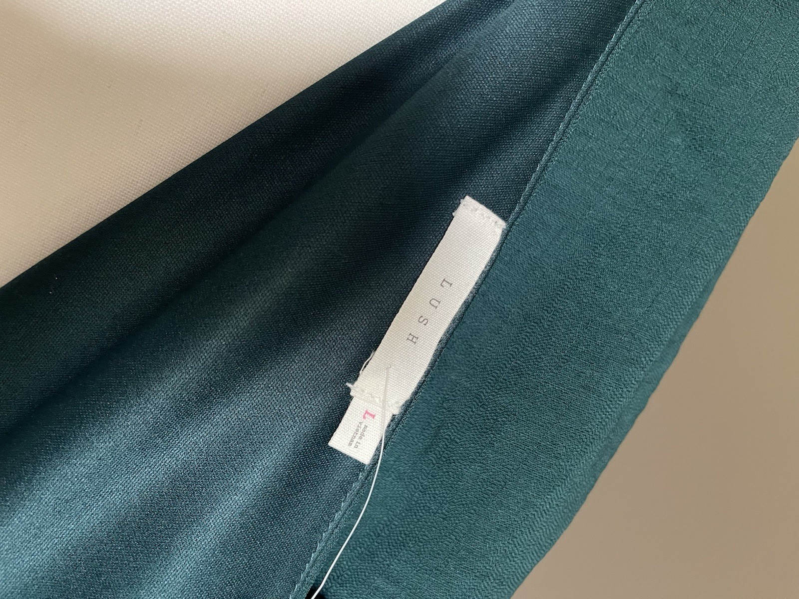 LUSH One – Shoulder Hunter Green Young Ladies Large Dress