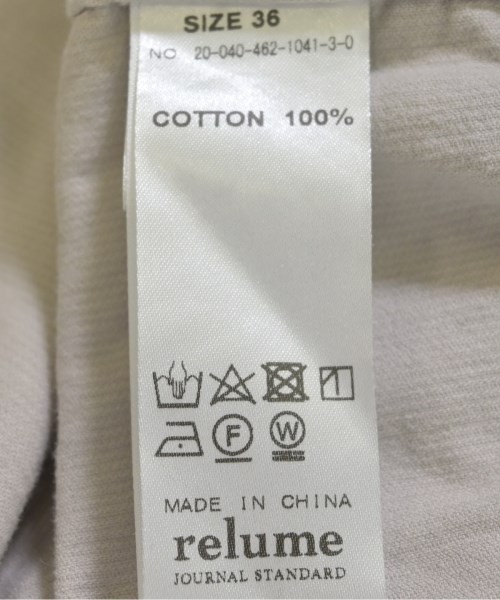 JOURNAL STANDARD relume Shirt Dresses Beige 36(Approx. S) 2200700249060