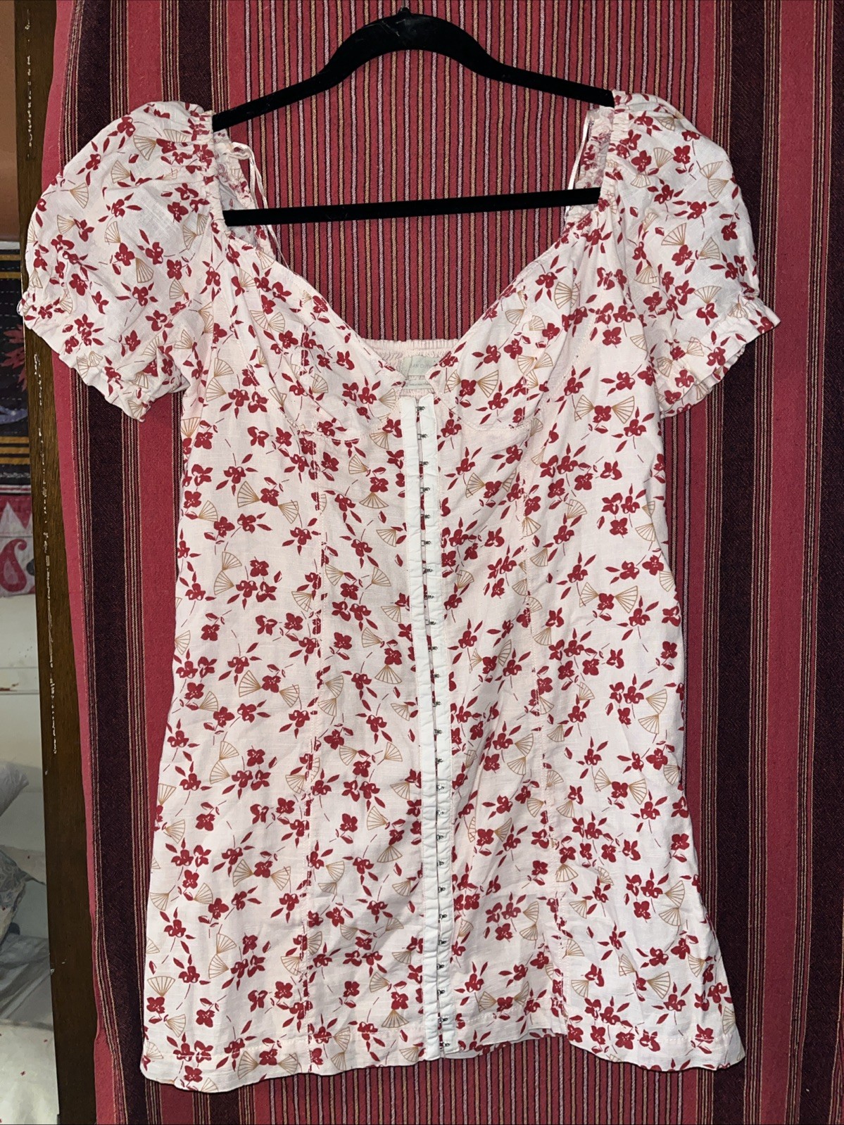 Women’s Mini Dress URBAN OUTFITTERS Britney Hook & Eye In Pink Size Small