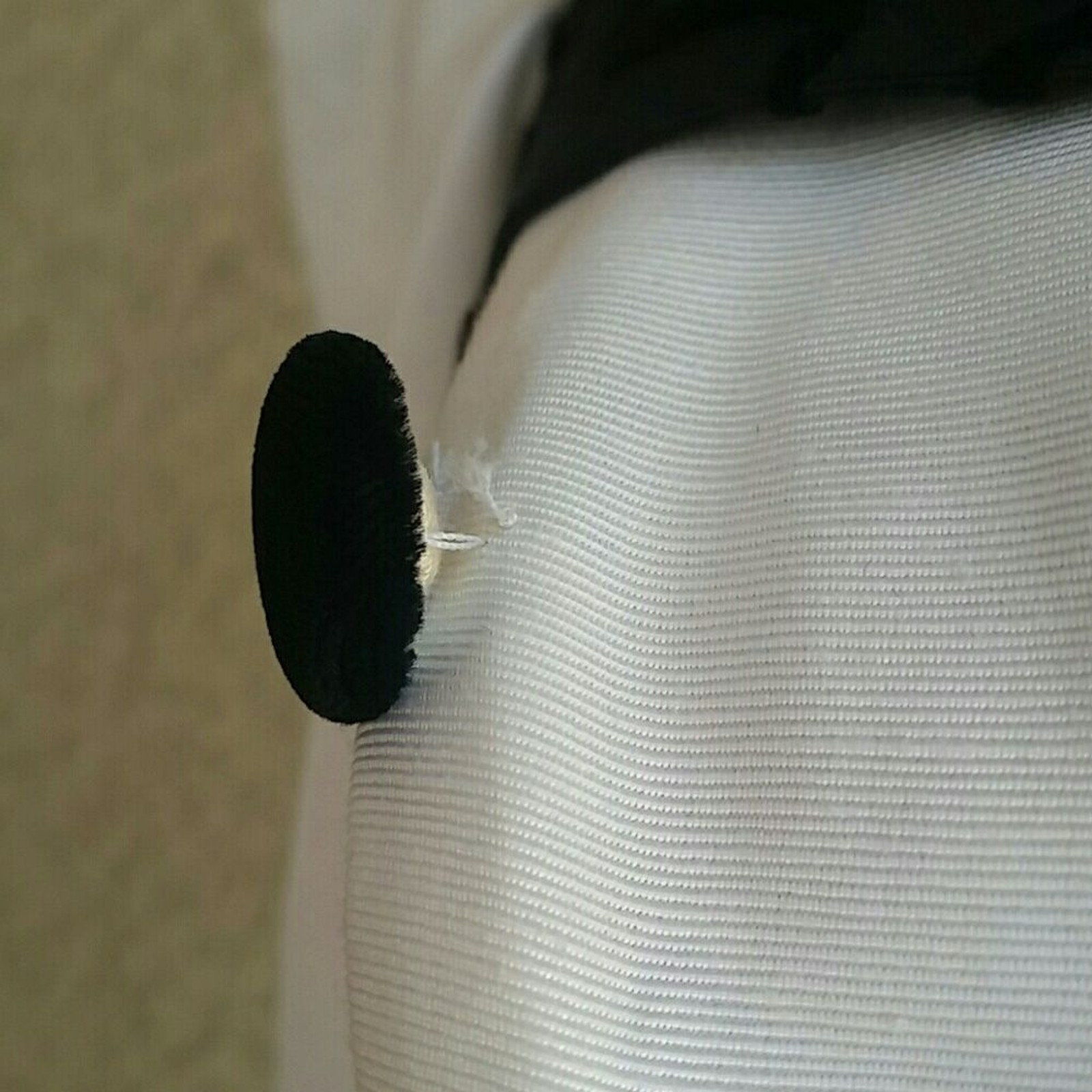 Vintage ‘Barbie Doll’ Black & White Gown Button & Bow Detail