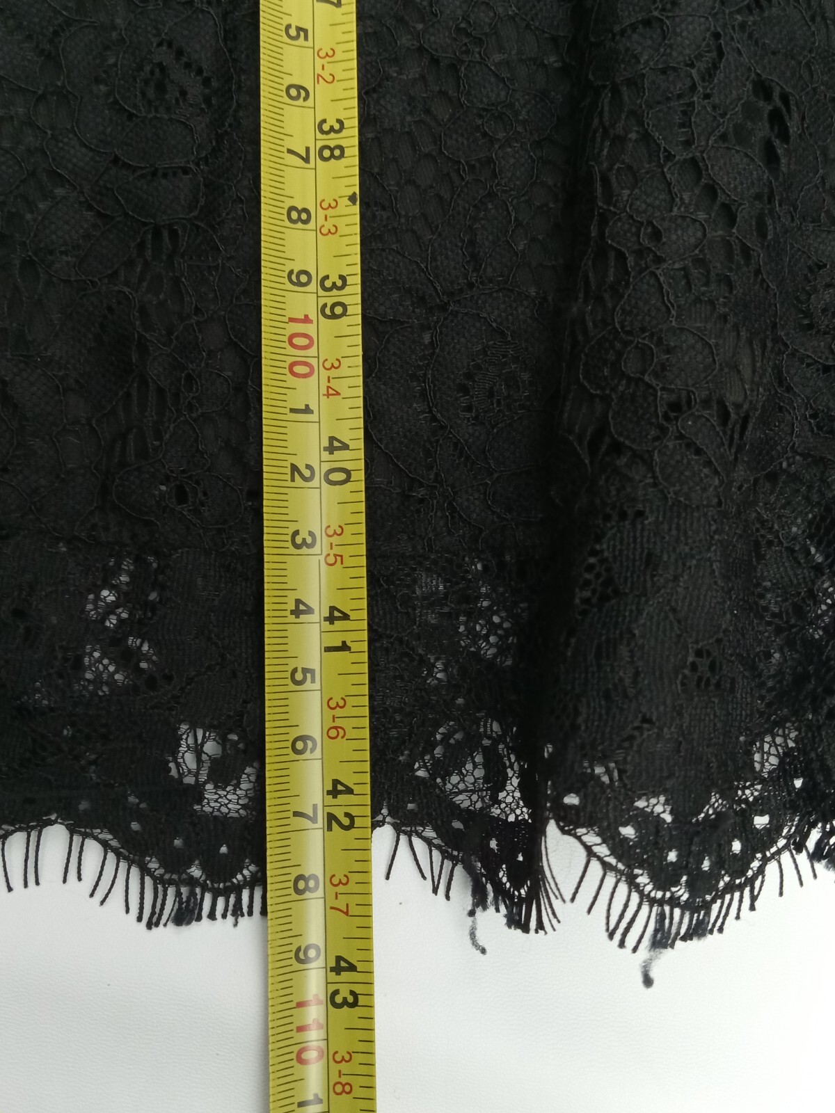 Dennis By Dennis Basso Black Lace Long Sleeve Dress A-line V-Neck Tie Waist 20W