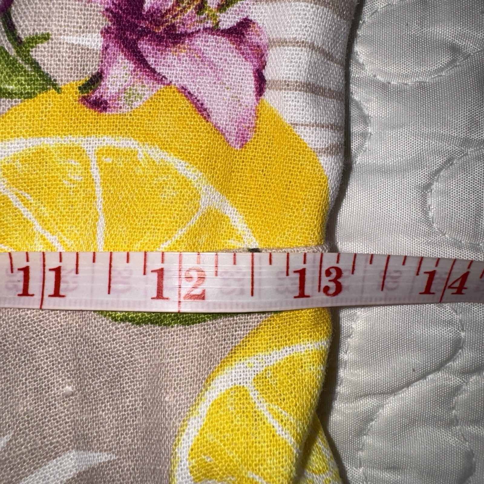New Forever 21 Beige Lemon Floral V-Neck Button Open-Back Tie Midi Slip Dress S