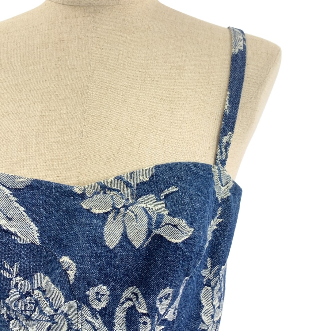 None |2019SS | Embroidery Tulle Layered Cut-off Volume Dress XS Used KLDR-0