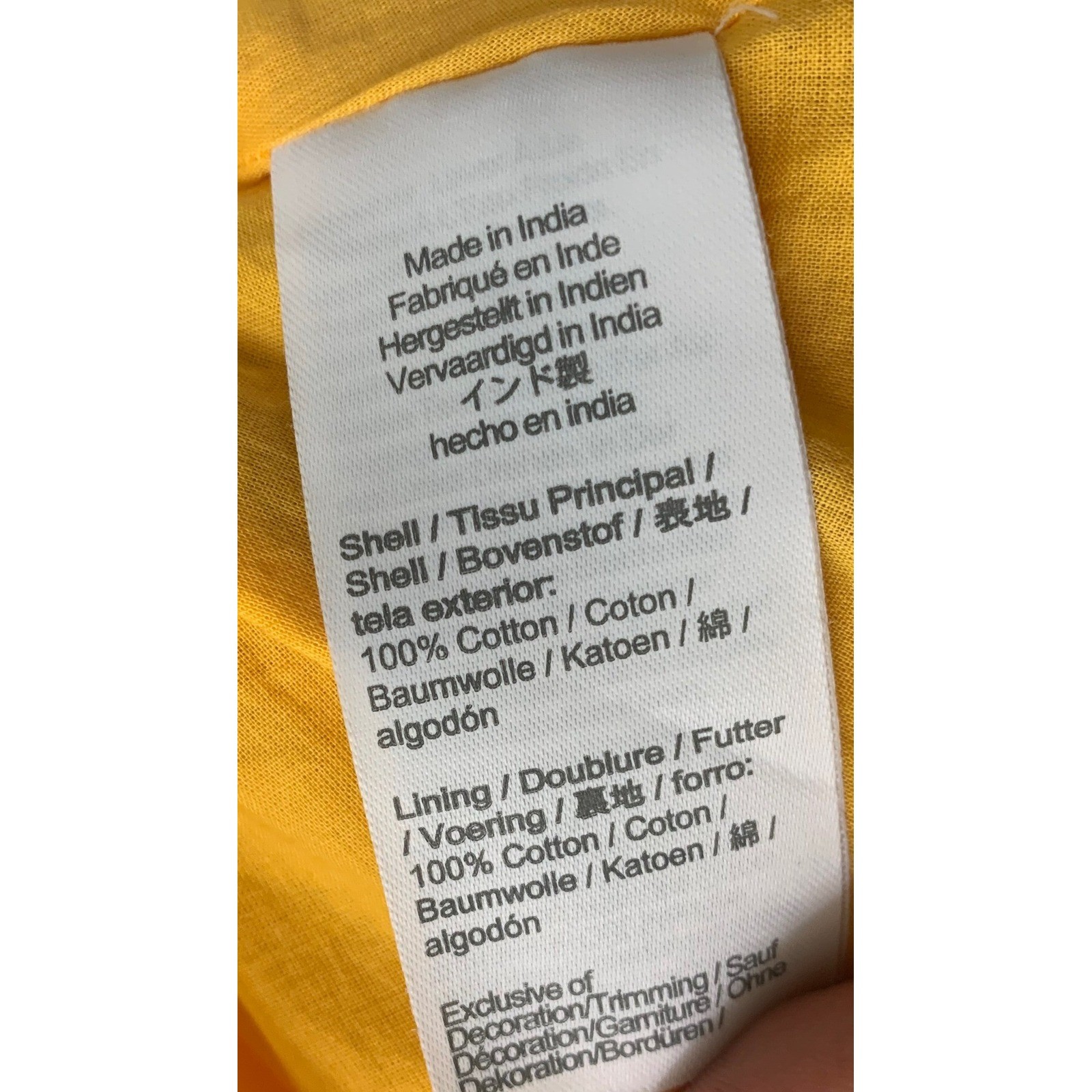 J.Crew Yellow Pineapple Embroidered Cotton Fit & Flare Dress CA216 Size 00 NWT