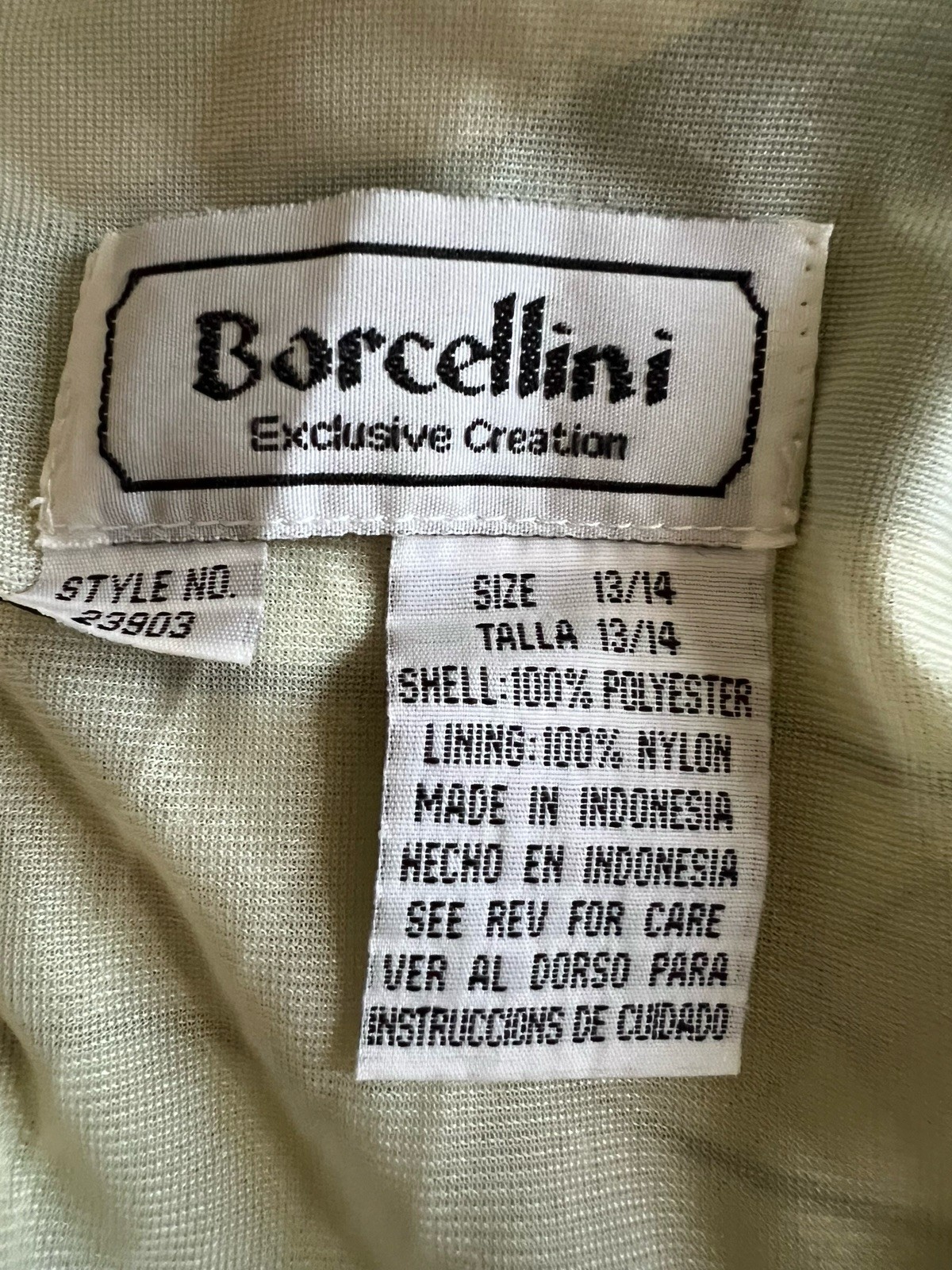 BORCELLINI Exclusive Creation Green Floral Lined Maxi Dress Size 13/14 Split