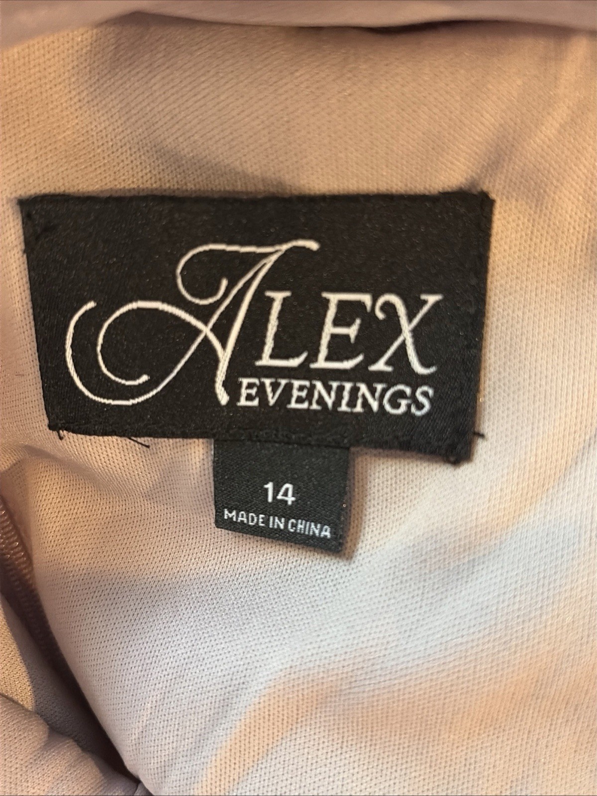 Alex Evenings pink Embellished Midi Gown with sequin rosettes.