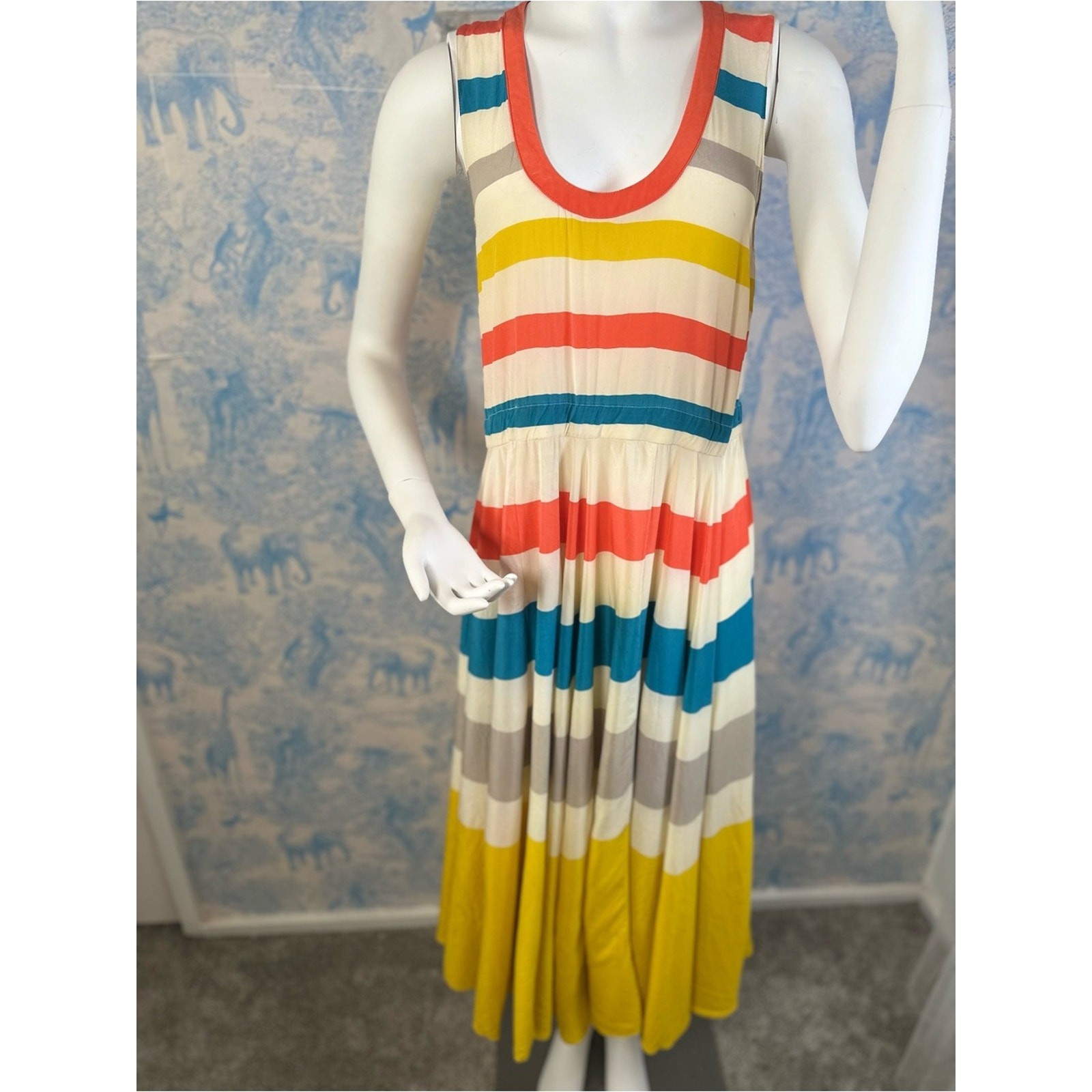 Marc by Marc Jacobs Simone multicolor stripe dress | perfect for France or Italy