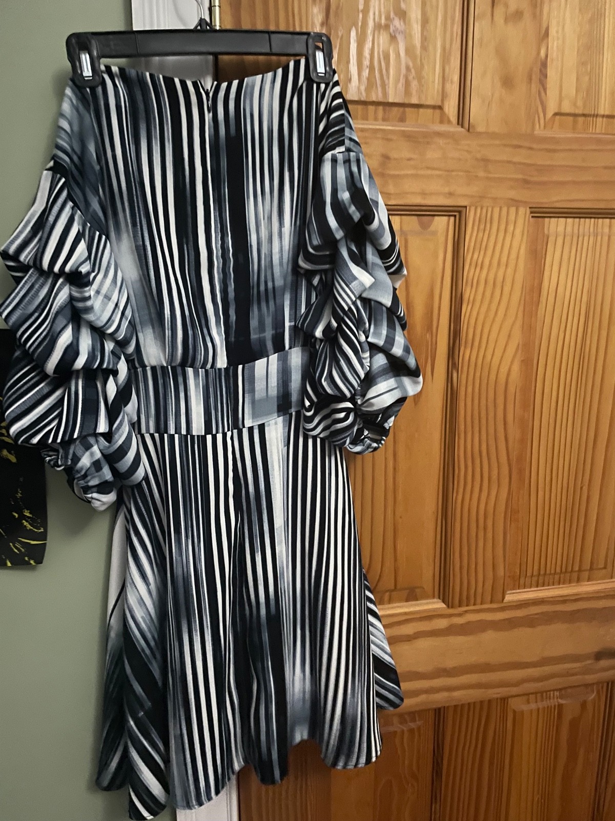 BAR III Womens Blue Striped Above The Knee Dress Size: S