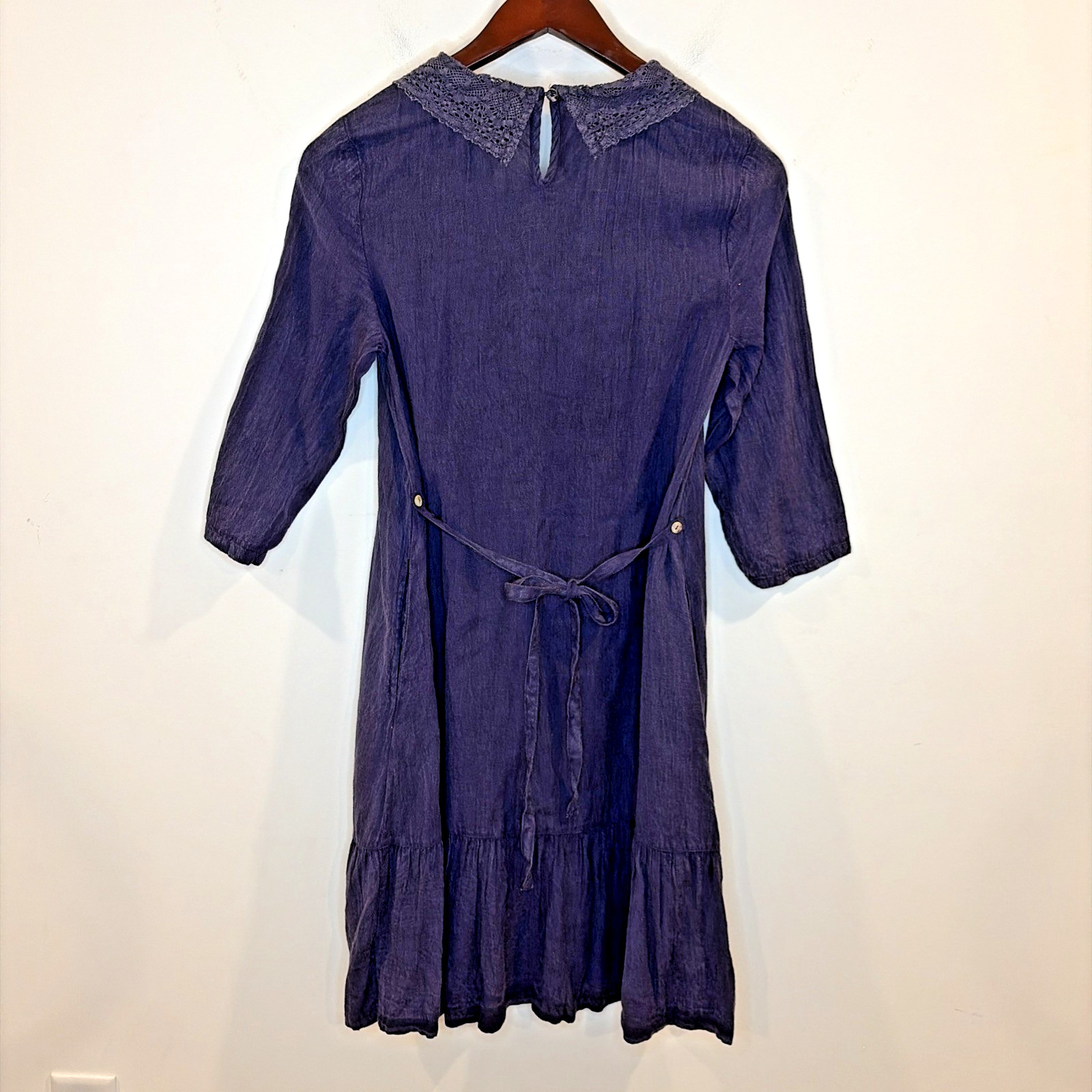 NWT April Cornell Library Dropwaist Dress Sz XS Dark Academia Cottagecore Boho
