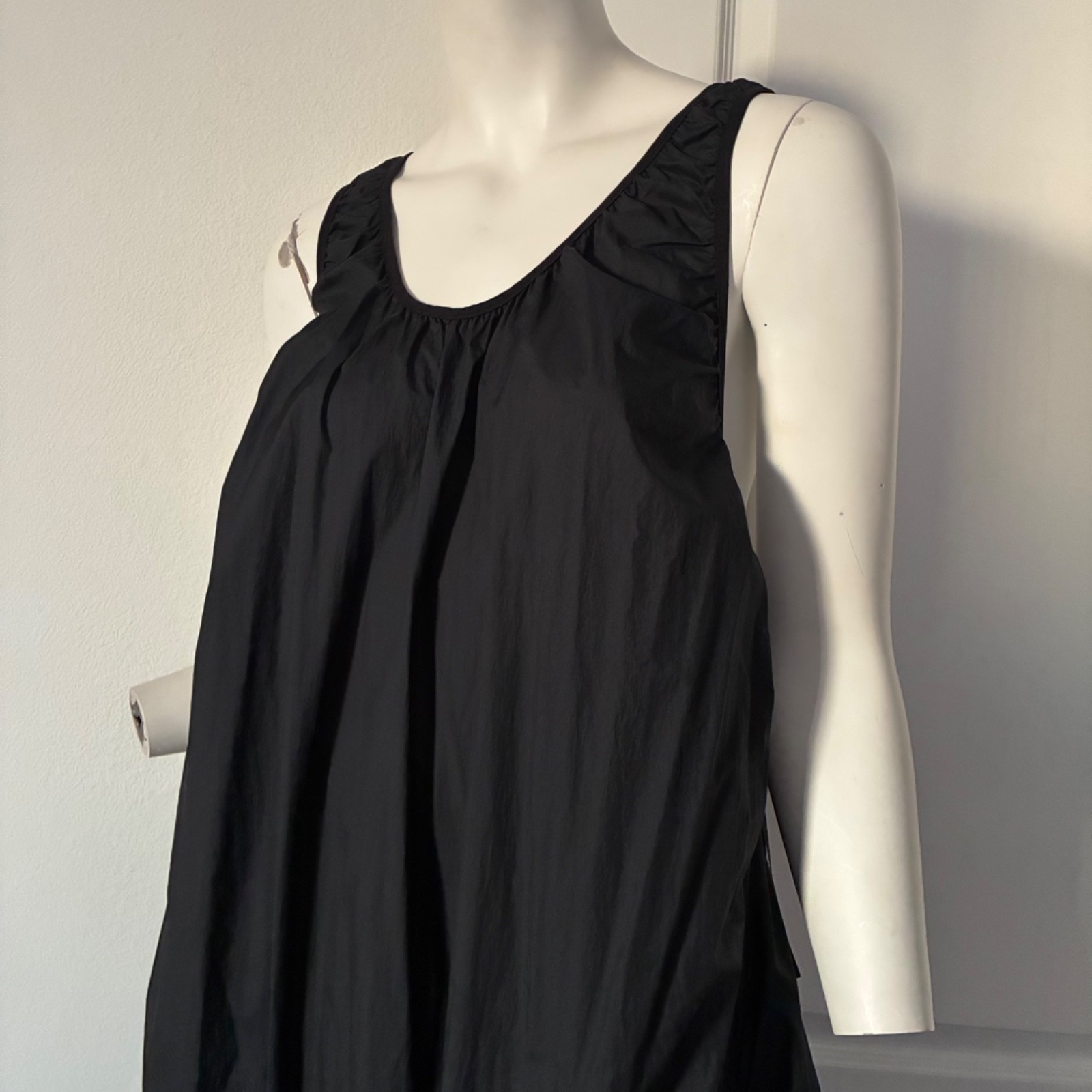 H&M STUDIO Black Parachute Dress 2017 L