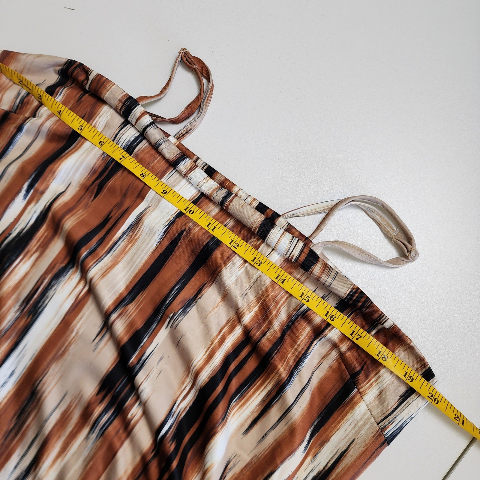 Madden NYC Womens Side Ruched Dress Size XXXL Brown Party Cocktail Club Sexy