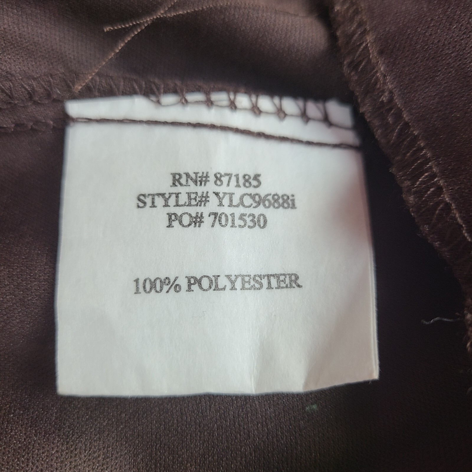 Ruby Rox Dress Women Small Brown Multicolor Adjustable Lined Pullover Padded