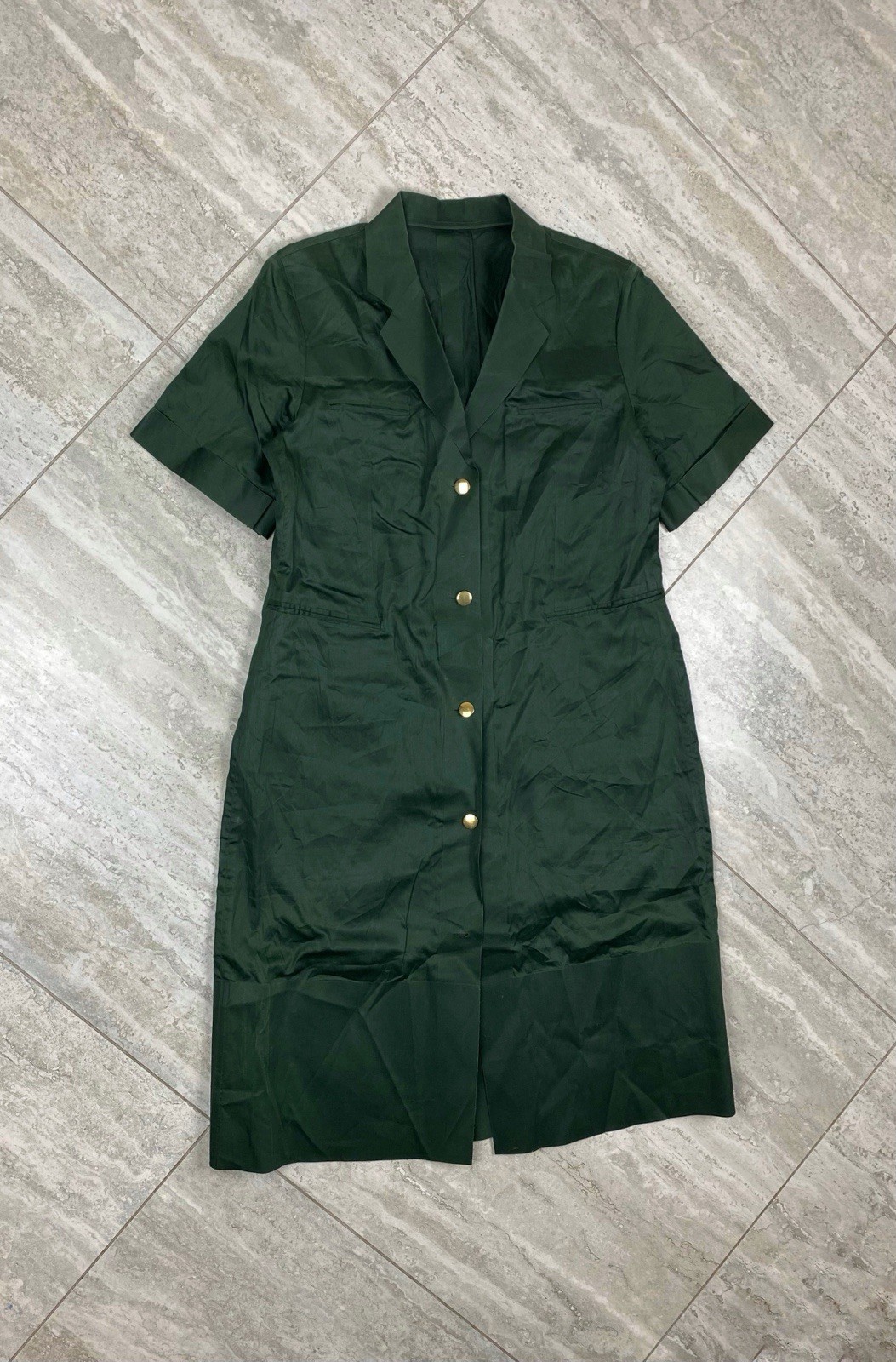 CELINE GREEN Women MIDI DRESS Size 40