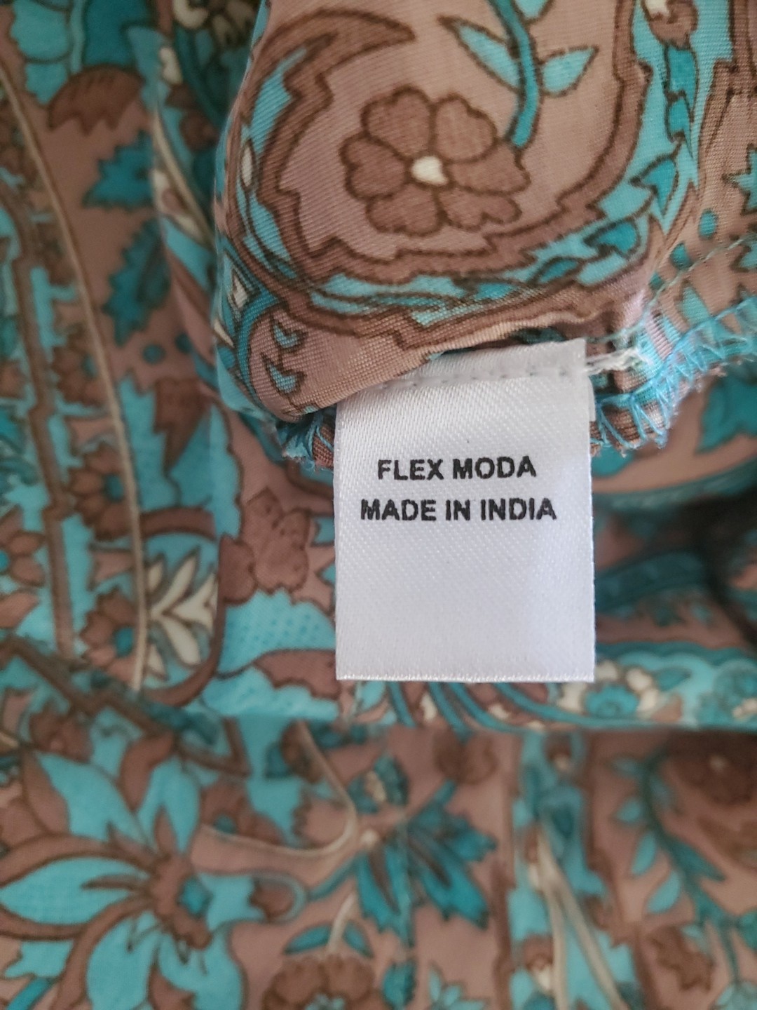 Flex Moda Women Silk Blend Boho dress with Tassels One Size