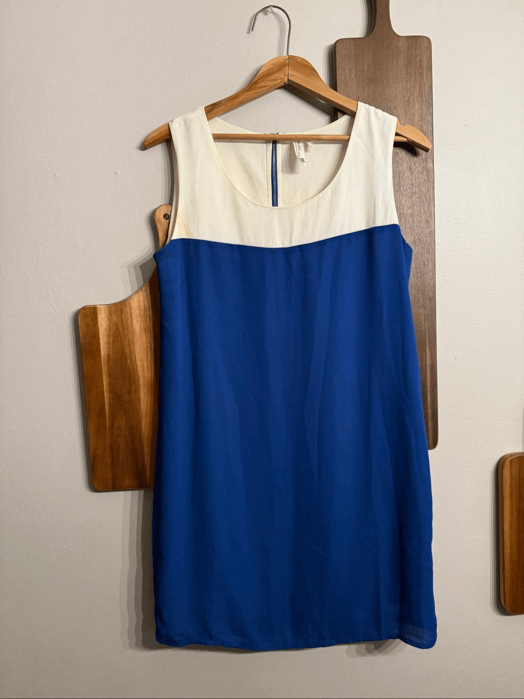 Pink owl color block mini dress size Small
