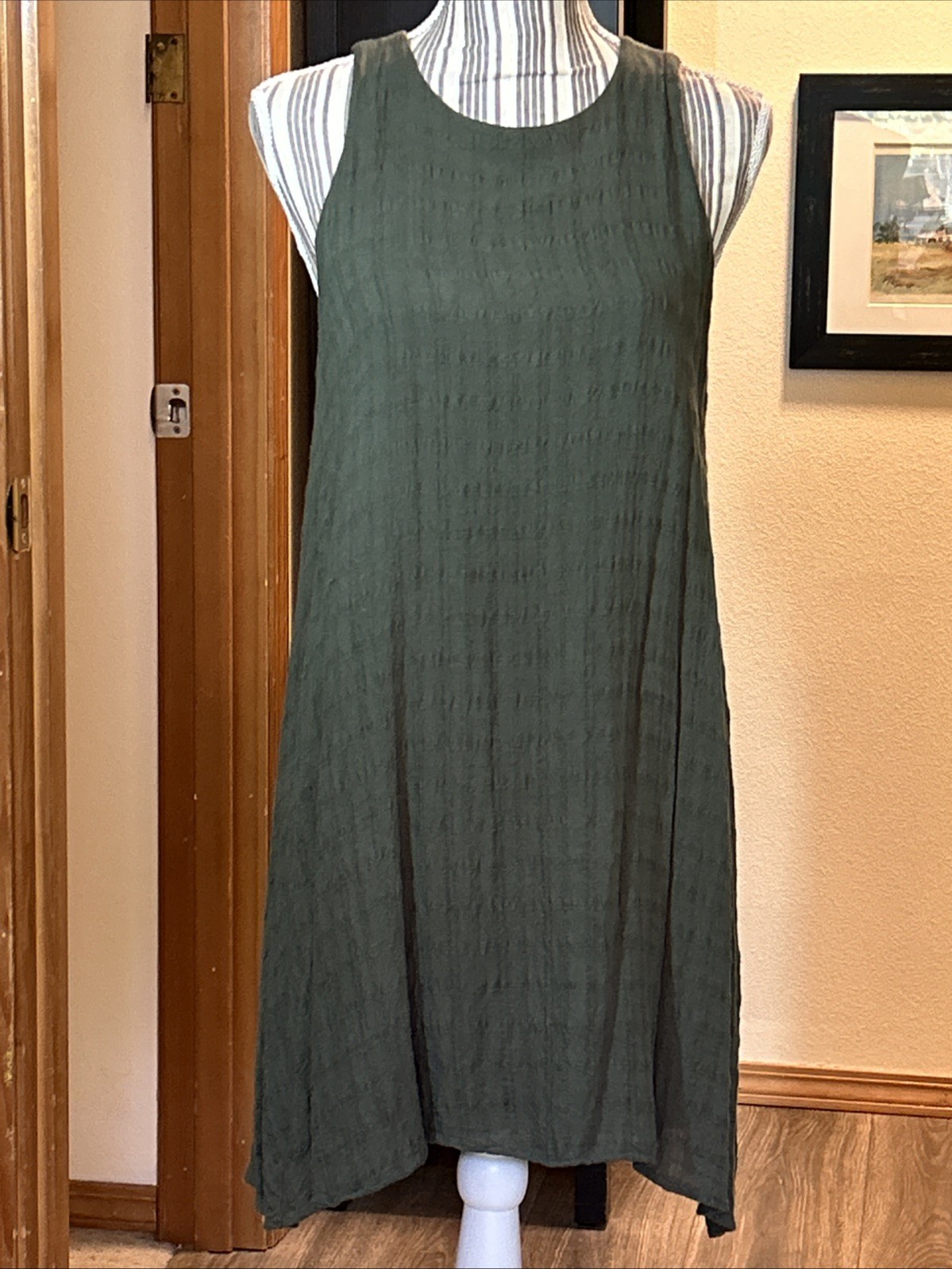 Final Touch Sleeveless Dress Knee Length Fully Lined Med