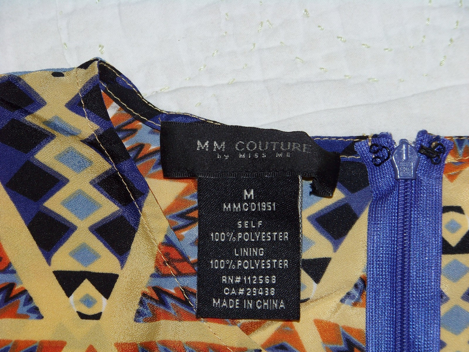 Miss Me MM Couture Dress – Size M – Aztec Print