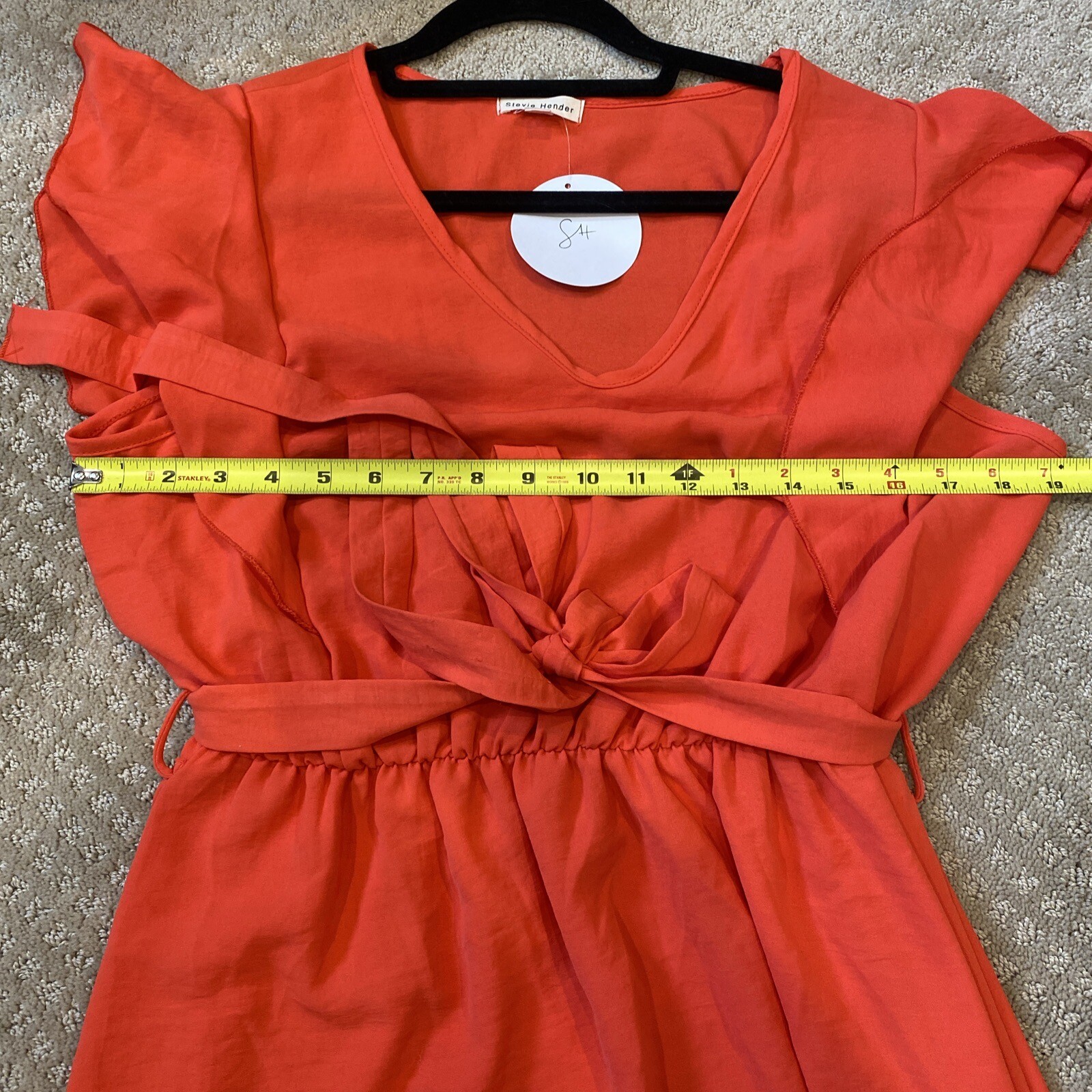 NWT Stevie Hender Dress Large Red