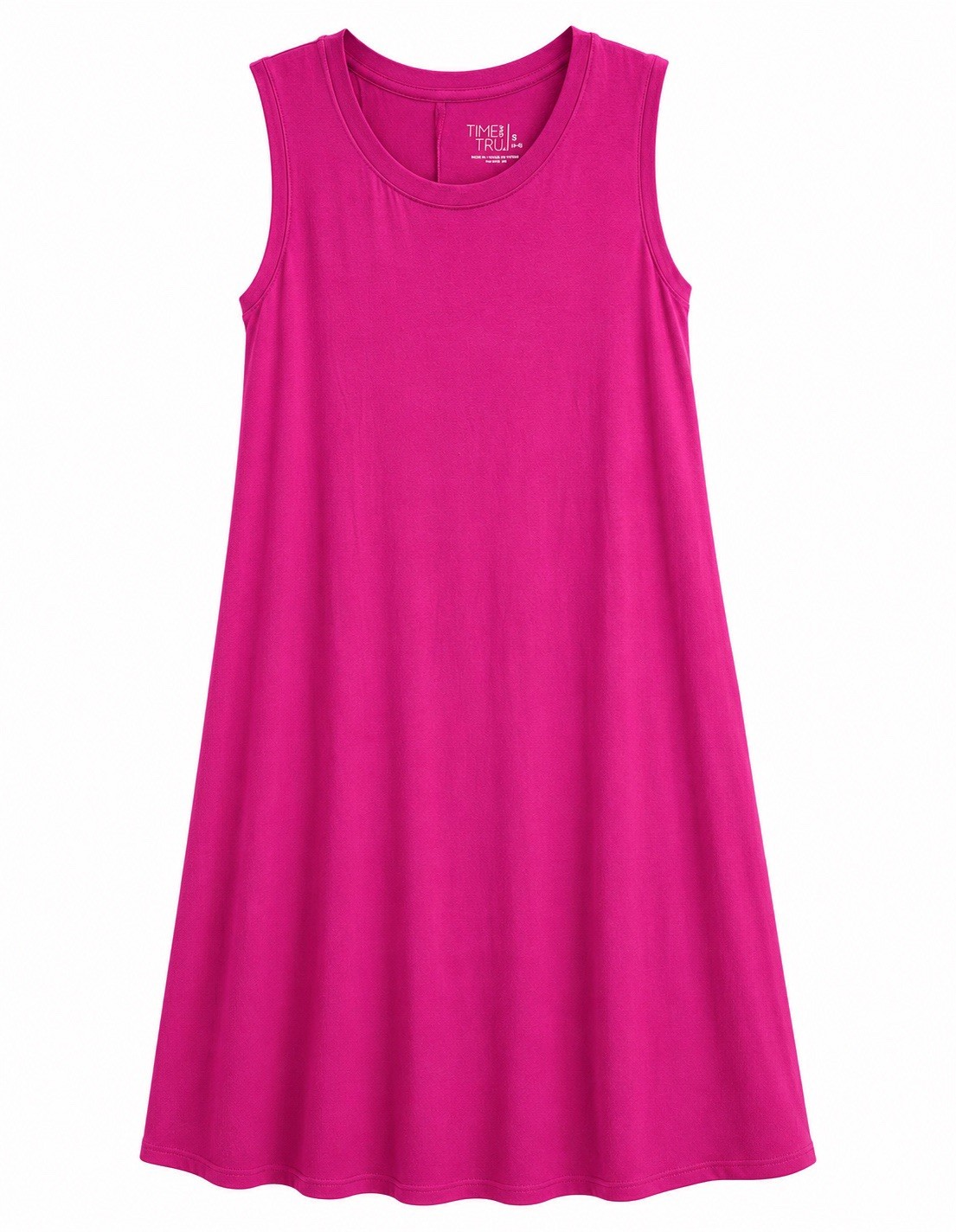 New Time & Tru Women’s Sleeveless Knit Dress – S