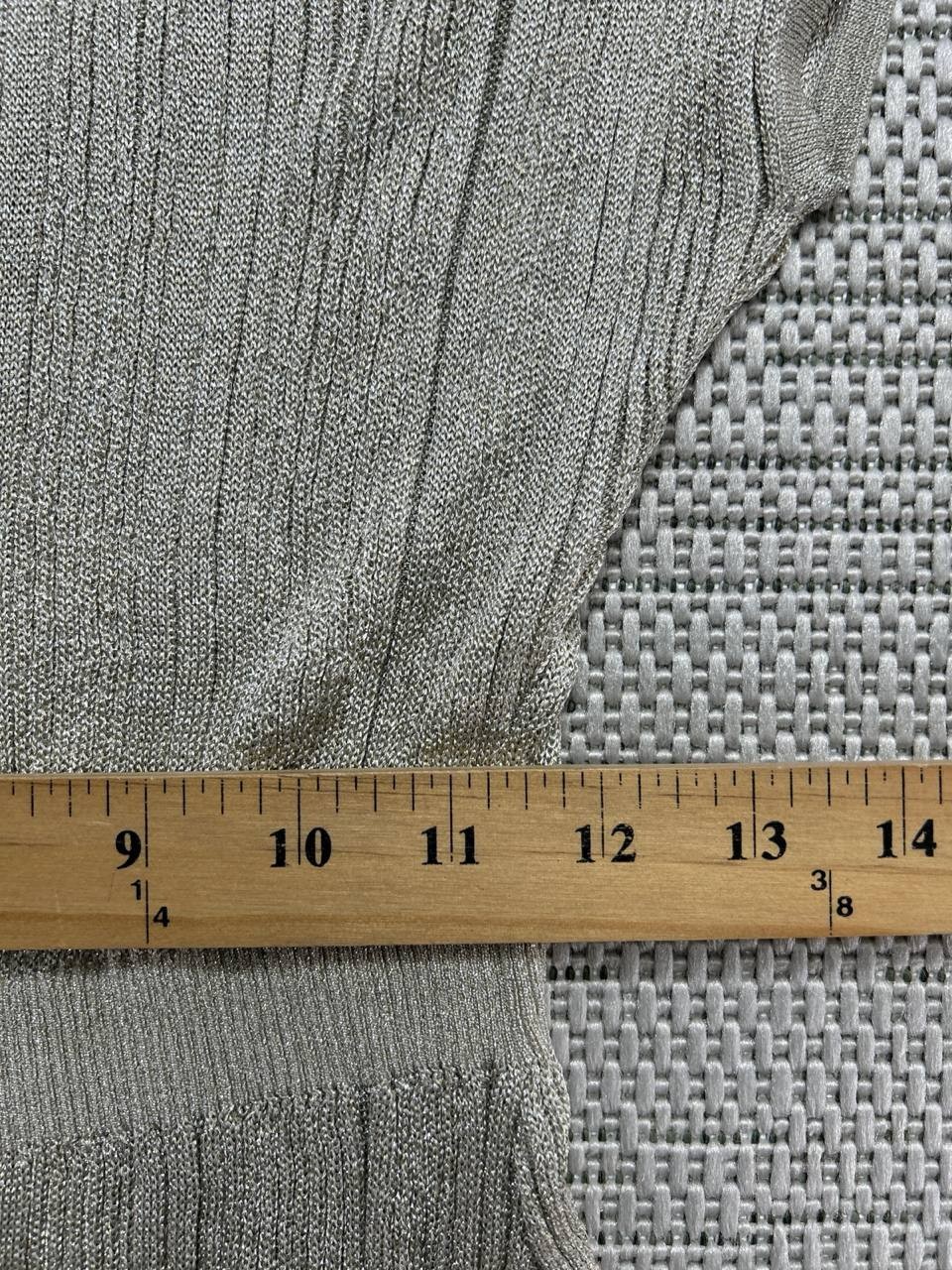Saloni Dress Womens Medium Biege Knit Midi