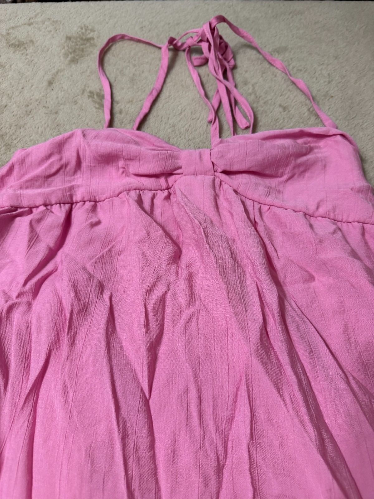 Velvet Familiar Strawberry Shortcake Upcycled Dress Womens Small Pink Cottagecor