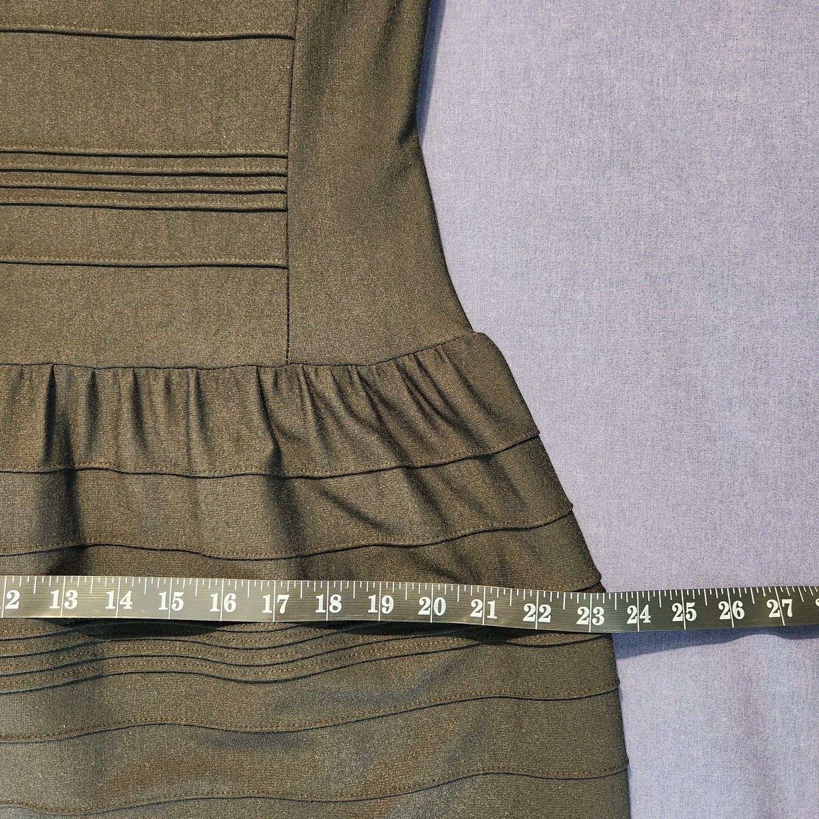 VTG Worthington Drop Waist Quiet-luxury/Old-Money/Minimalist Black Dress L