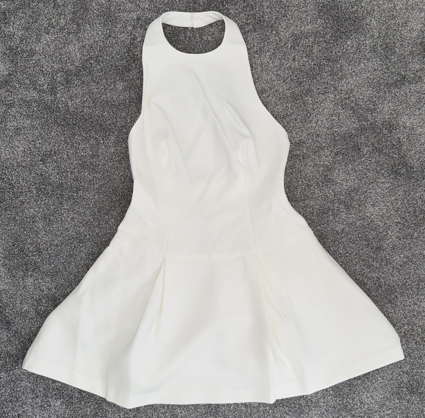 BNWT ODD MUSE THE ULTIMATE MUSE DROPPED HEM MINI DRESS WHITE SIZE M RRP £125