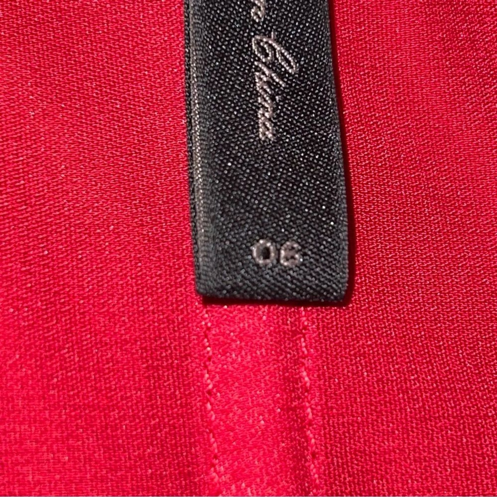 BCBGMaxAzria Deep Red Strapless Sweetheart Neckline Pleated Skirt on Dress-Sz 6