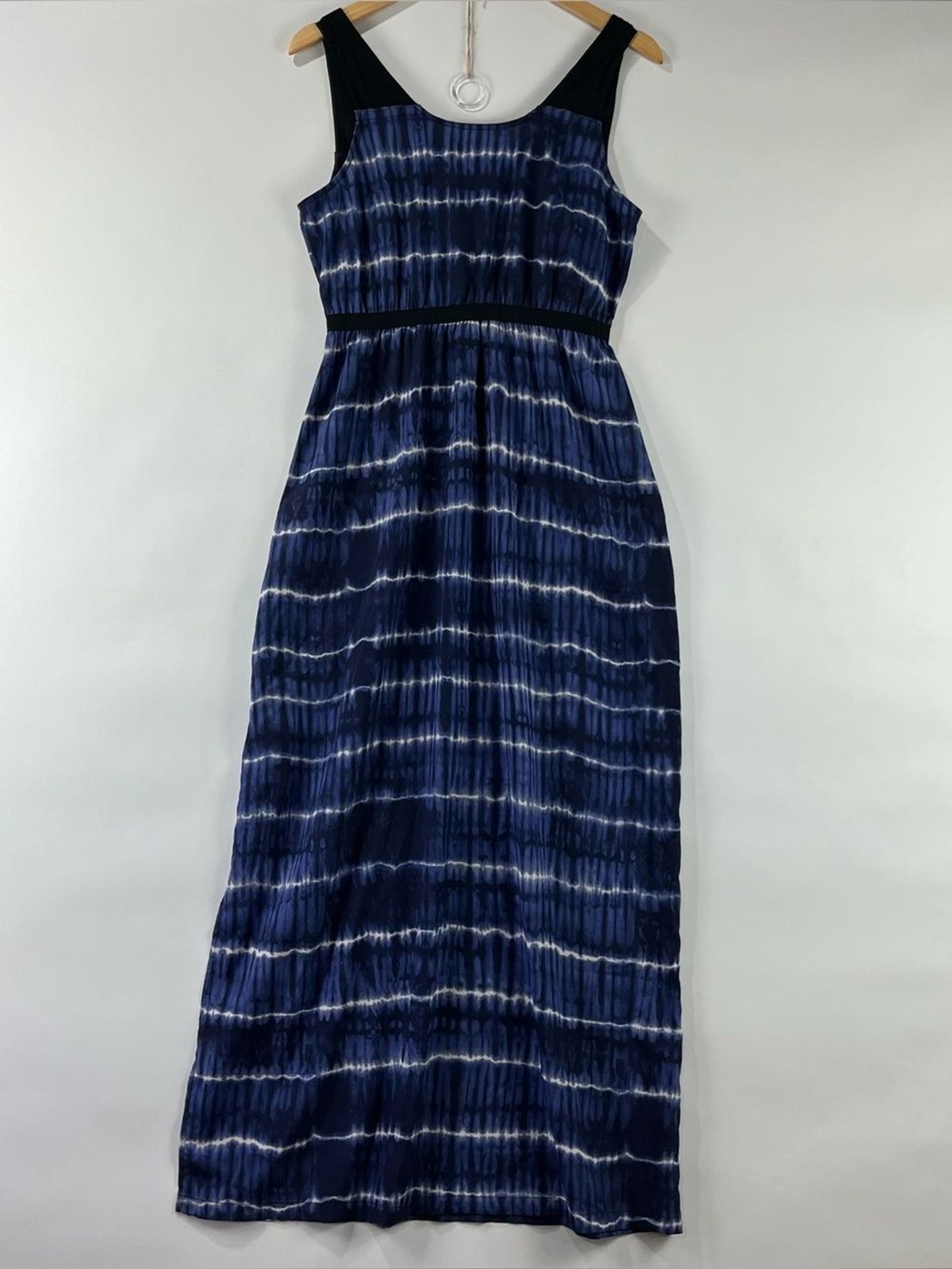 Simply Vera Vera Wang Tie Dye Dress Empire Waist Sleeveless Stretch Strap M NWOT
