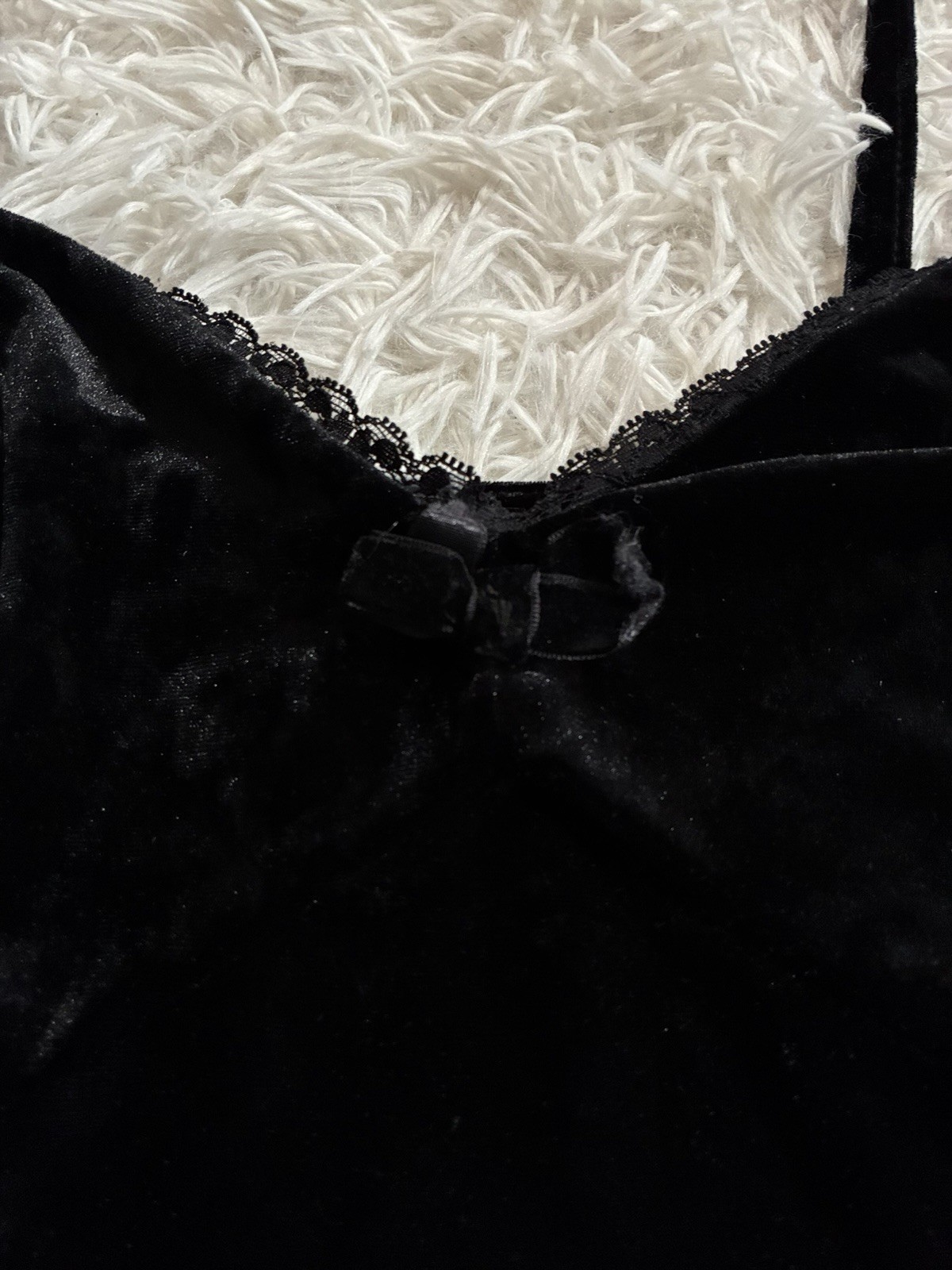 Hot Topic Mall Goth Witchy Whimsigoth Grunge Alt Emo Velvet Slip Dress Black M