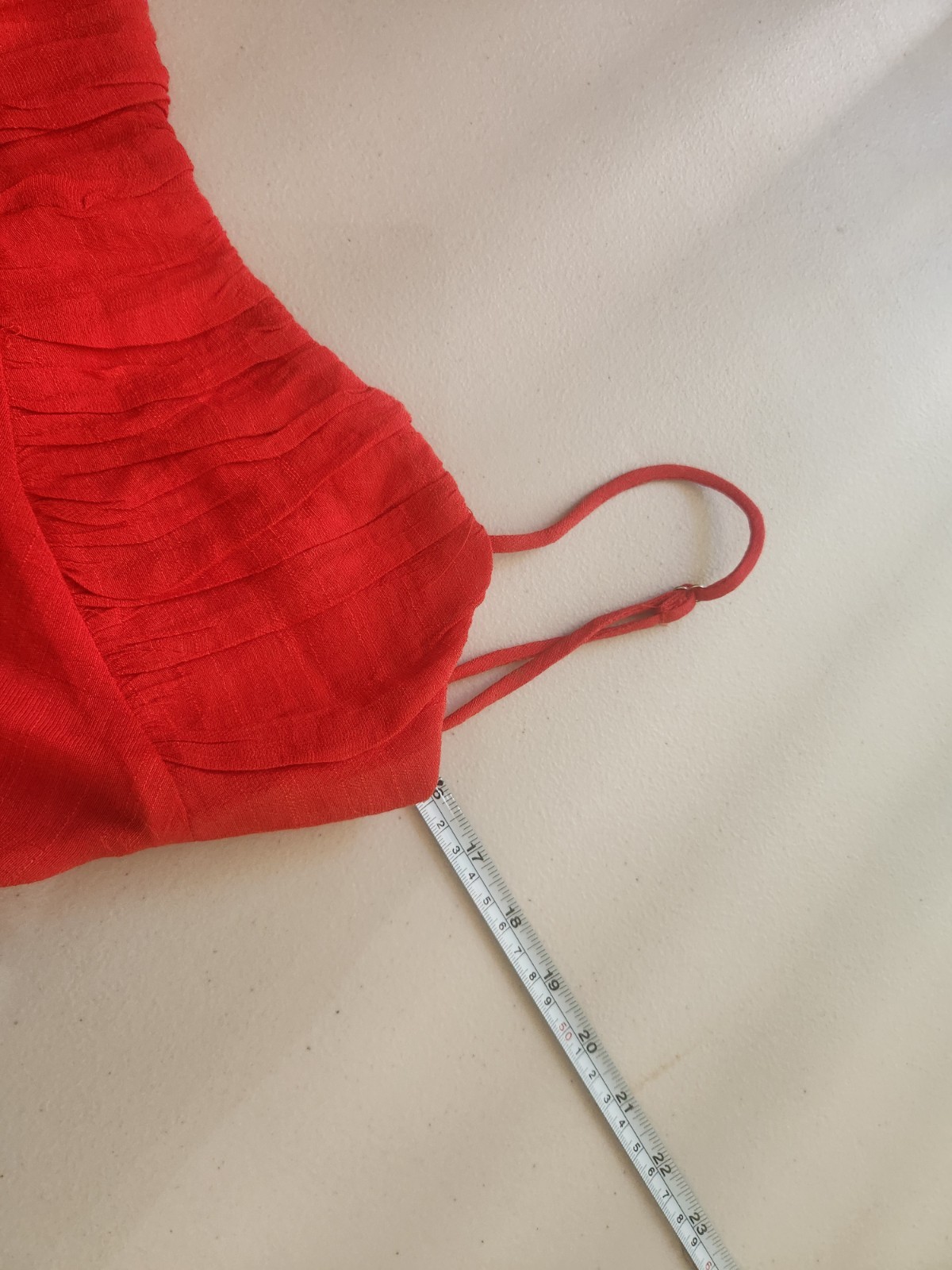 Billy J Red Spaghetti Strap Mini Party Dress Size 10
