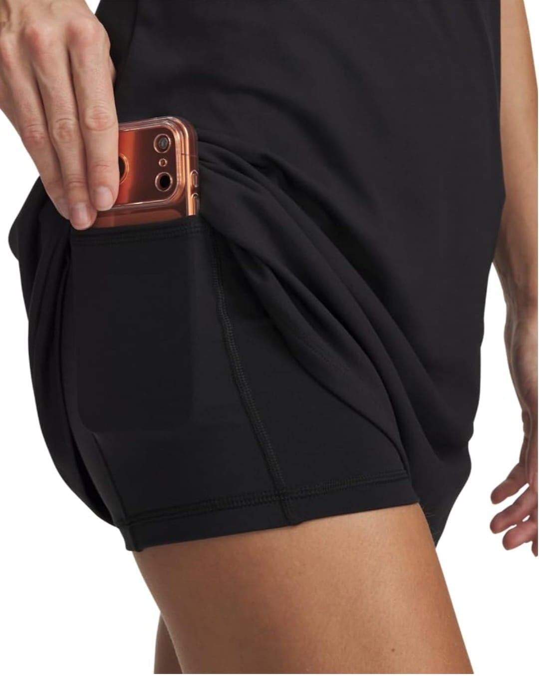 Under Armour Vestido Motion para mujer, negro o blanco size M