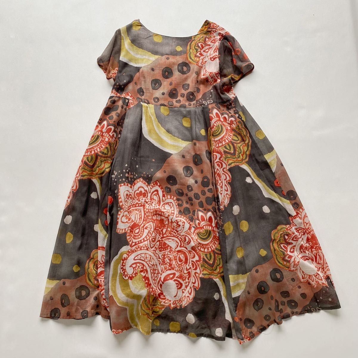 MOYURU / io comme io Cotton Design Dress Pullover All-Over Print Excellent