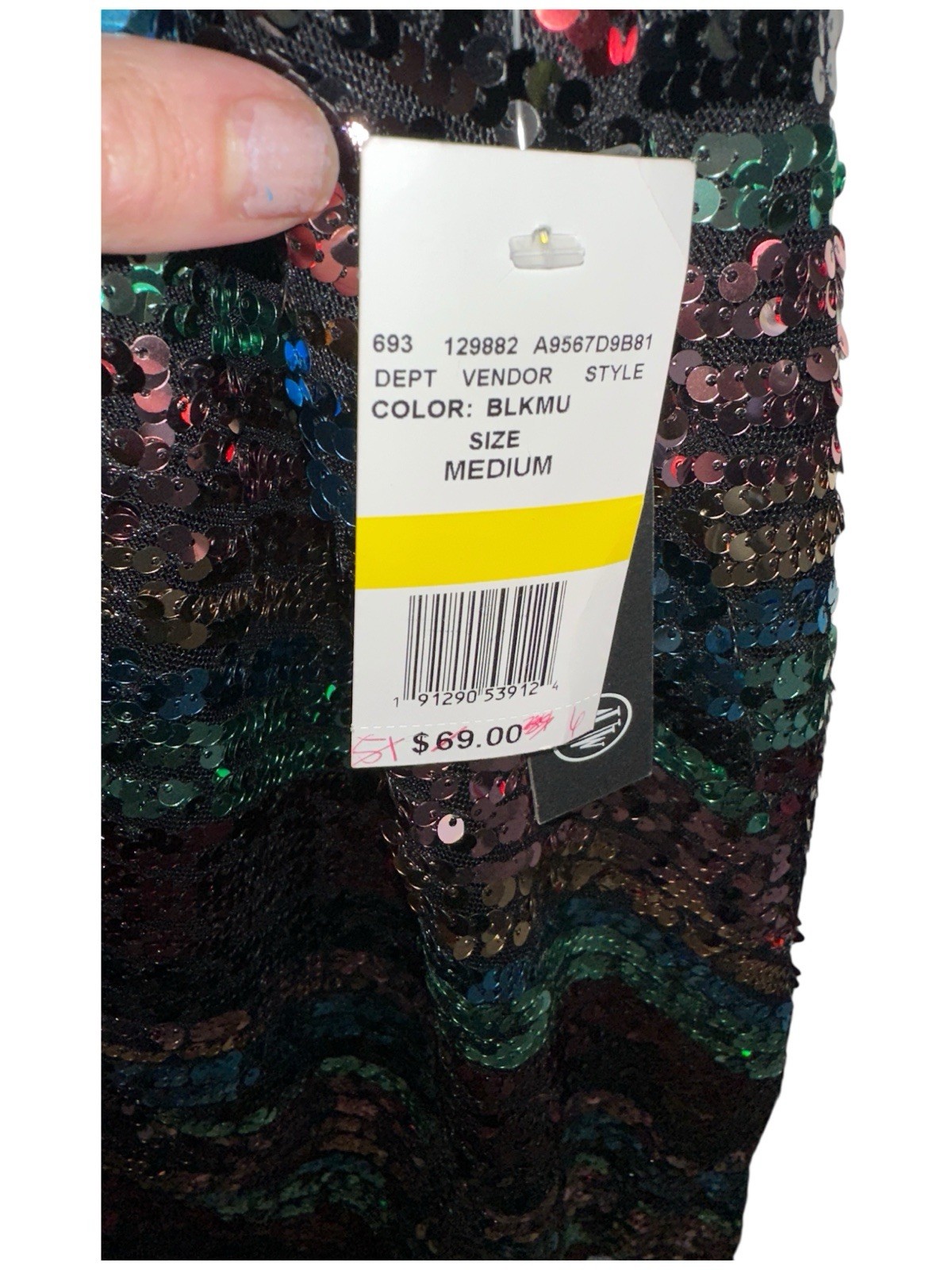 Sequin Mini Dress Medium A Line Party Cocktail Sparkle New Years Eve Clubwear