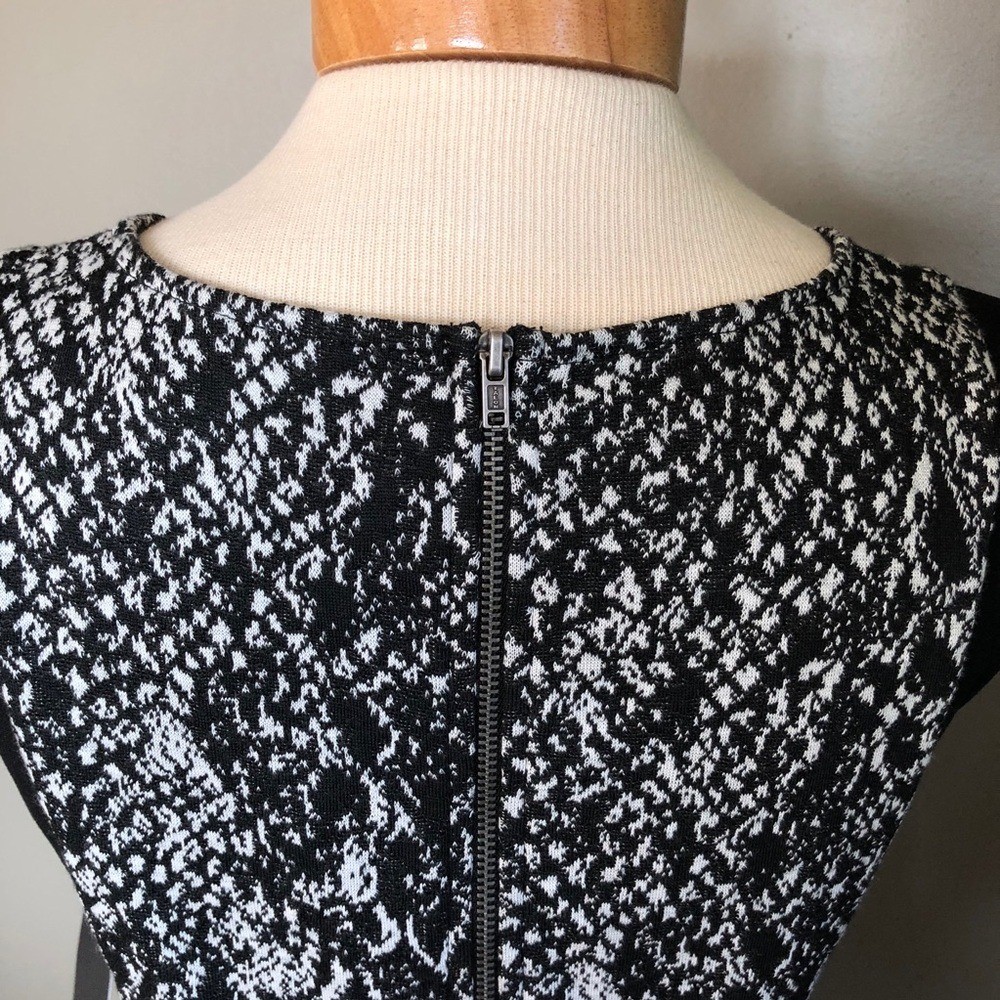 NWT Ella Moss black & white print sleeveless dress S