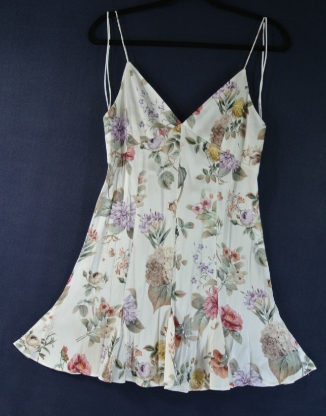 NEW, Alice + Olivia Julietta Slip Mini Dress Multicolor Size 4 #MD2275