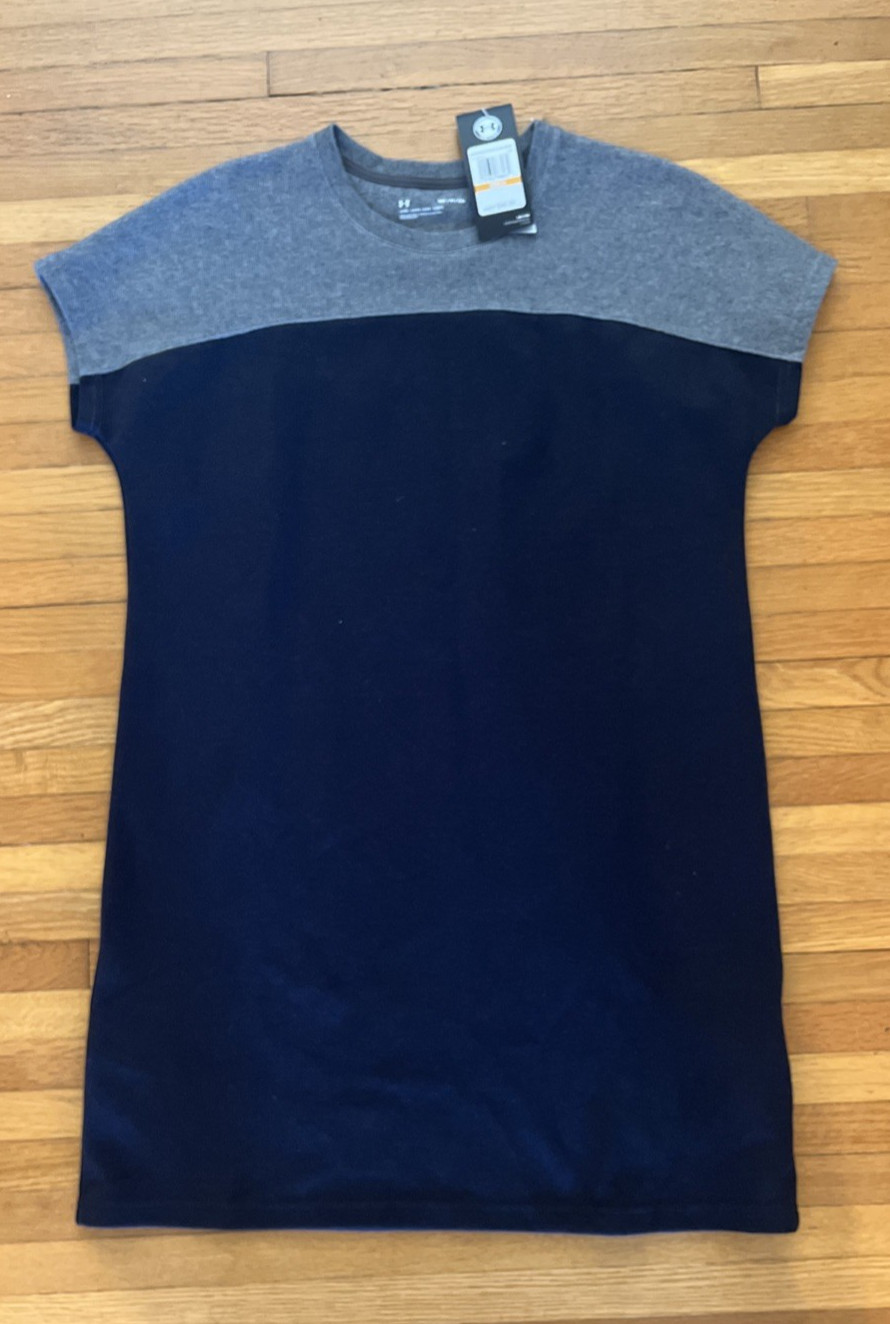 Under Armour Gray Black Short Sleeve Dress Women’s Small New