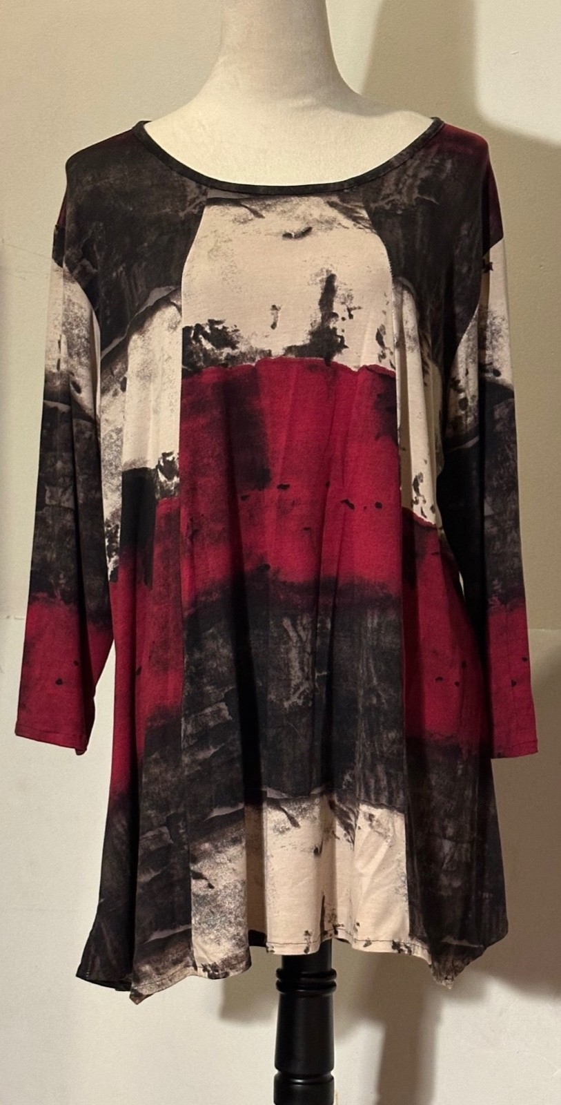 TRANSPARENTE Black Label Tunic/Top/Short Dress 95% Viscose 5% Elastane GERMANY