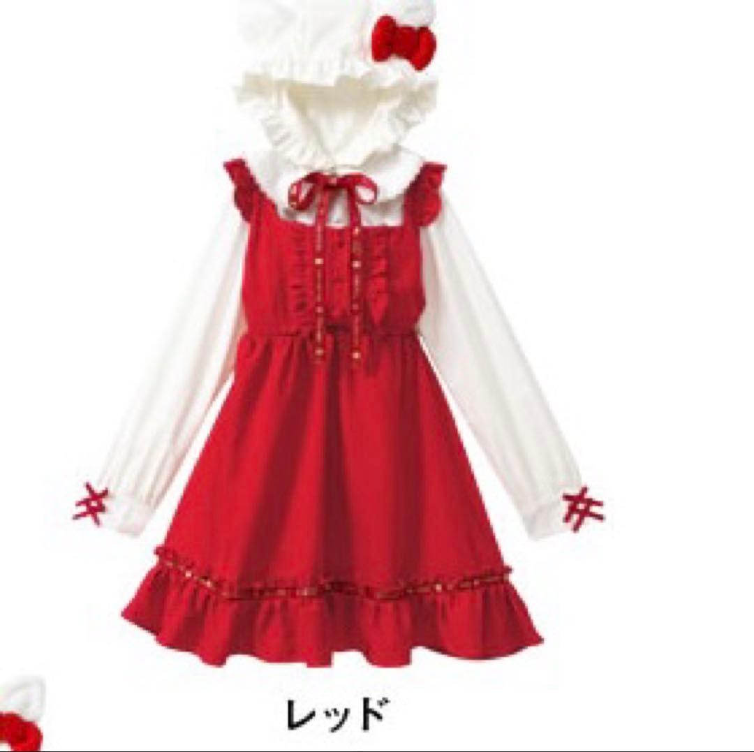 DearMyLove Hello Kitty One Piece Red Rare M Sanrio