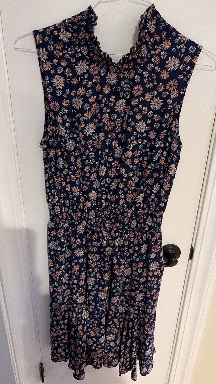 Nanette Lepore Floral Sleeveless Elastic Waist High-Low Maxi Dress Size 12