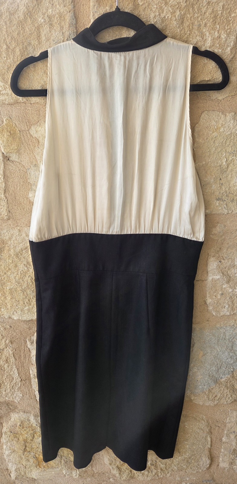 COMPAGNIA ITALIANA Colorblock Sleevless Midi Dress