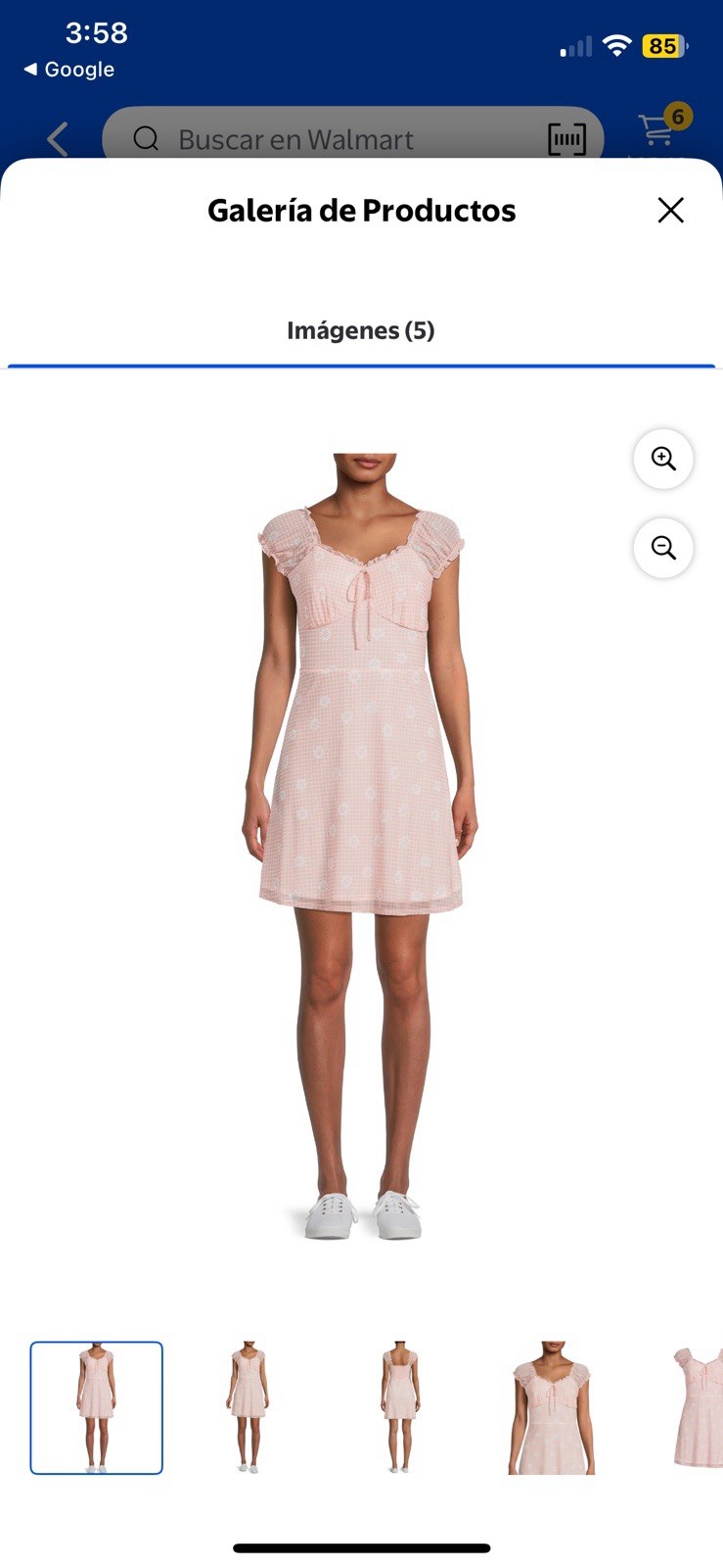 Pink Gingham Daisy Cottagecore Milkmaid Mini Dress Smocked mesh layered