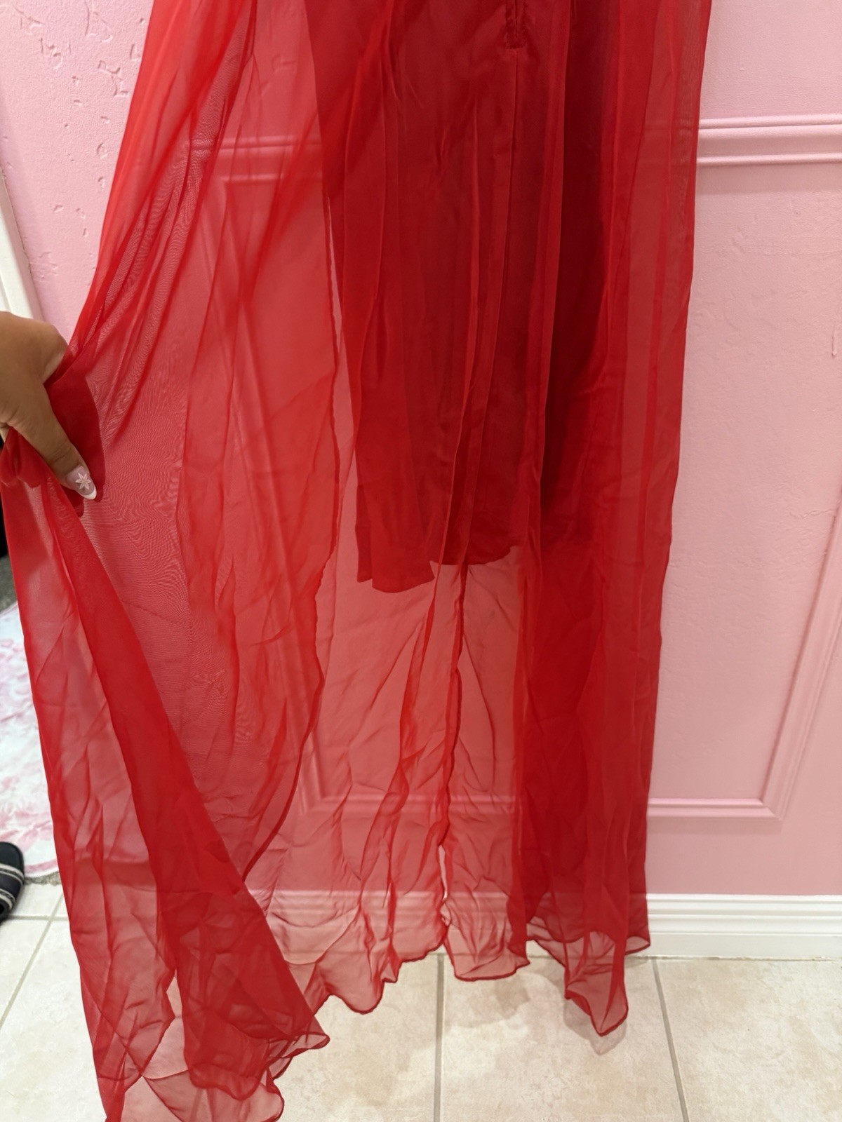 Vintage Mini Dress With Tale